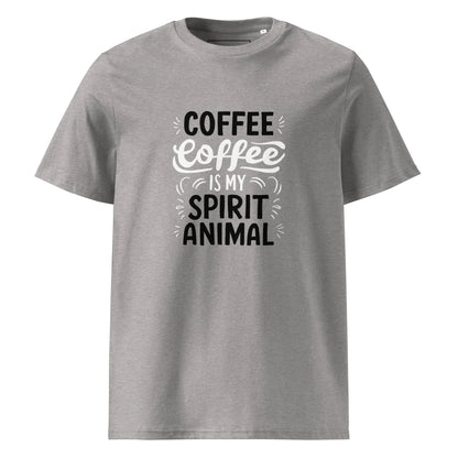 Unisex | Coffee Is My Spirit Animal Organic Cotton T-Shirt - AwRans Clothing