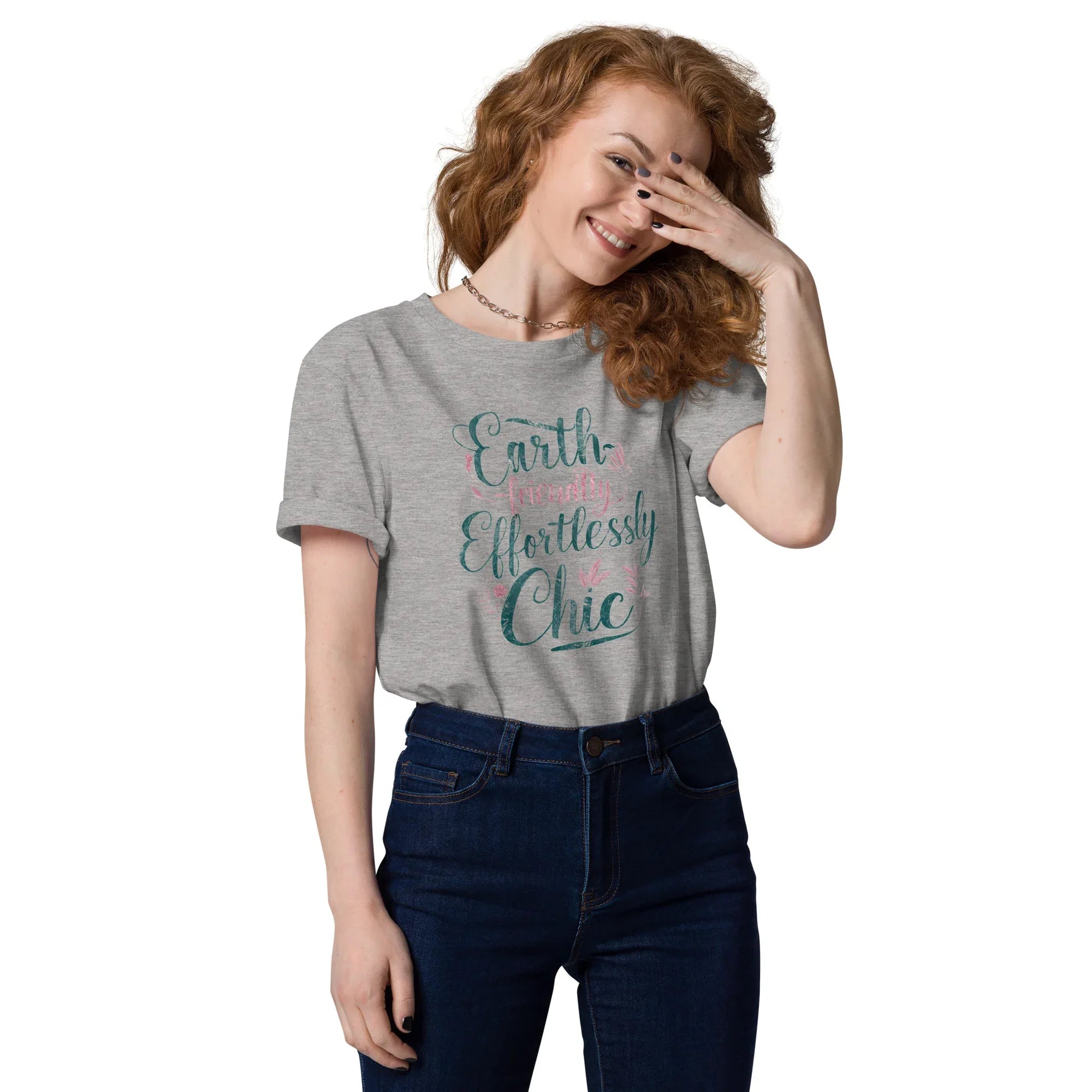 Women's Organic Cotton T-Shirt | Earth Friendly,Effortrless Chic - AwRans Clothing