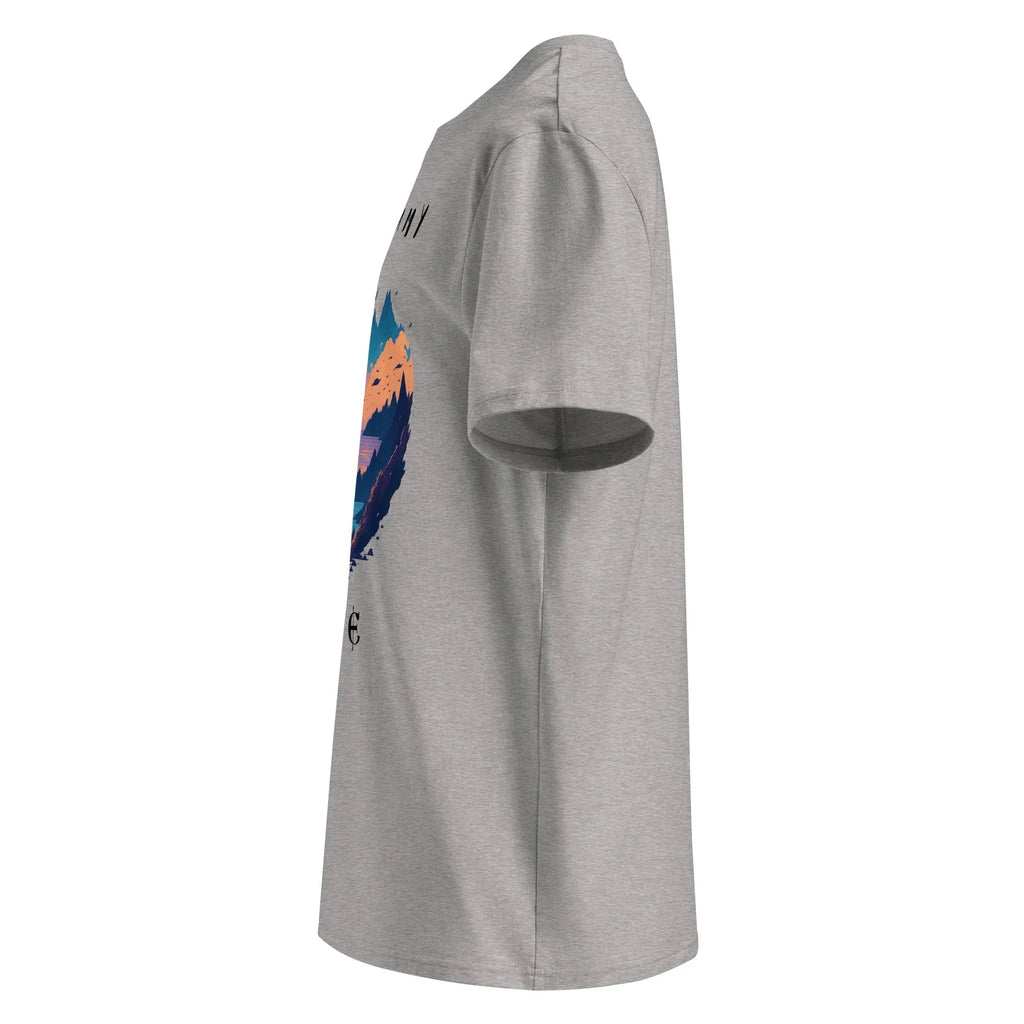 Unisex | A Dreamy Life Organic Cotton T-Shirt T-Shirt AwRans Clothing unisex-organic-cotton-t-shirt-heather-grey-left-66546396dee7d