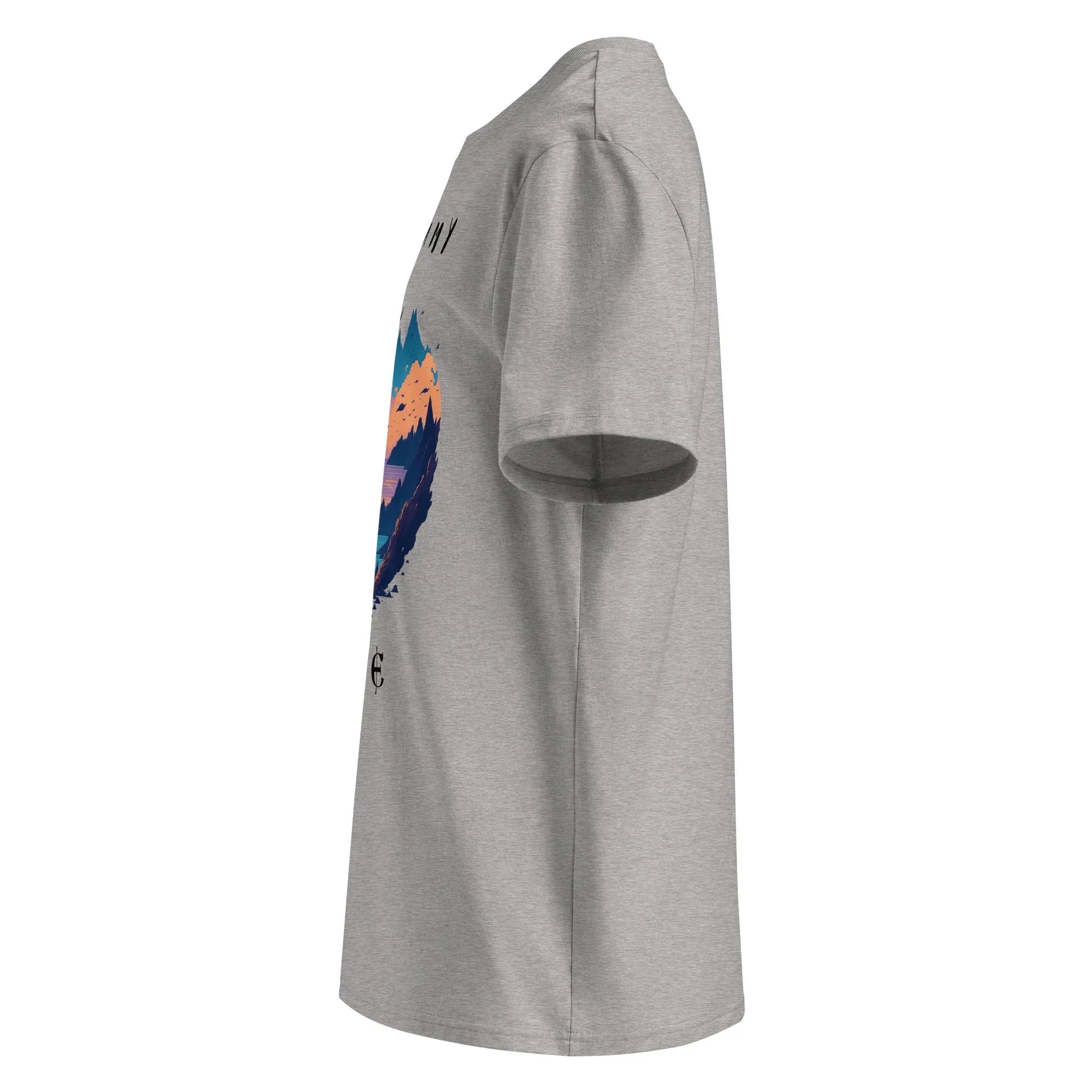Unisex | A Dreamy Life Organic Cotton T-Shirt T-Shirt AwRans Clothing unisex-organic-cotton-t-shirt-heather-grey-left-66546396dee7d