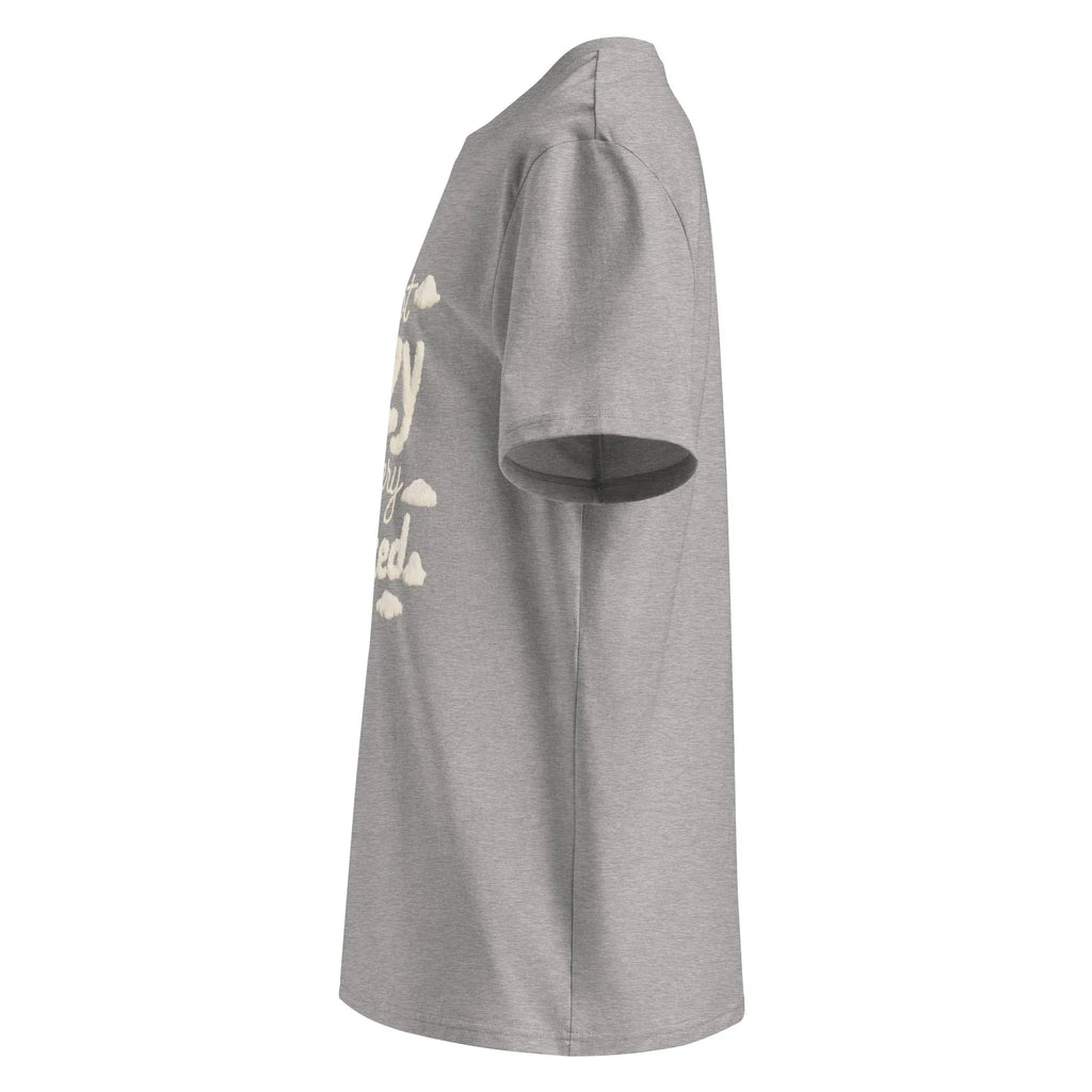 Unisex | I'm Not Lazy I'm Just Relaxed Organic Cotton T-Shirt T-Shirt AwRans Clothing unisex-organic-cotton-t-shirt-heather-grey-left-665ca24bd7167