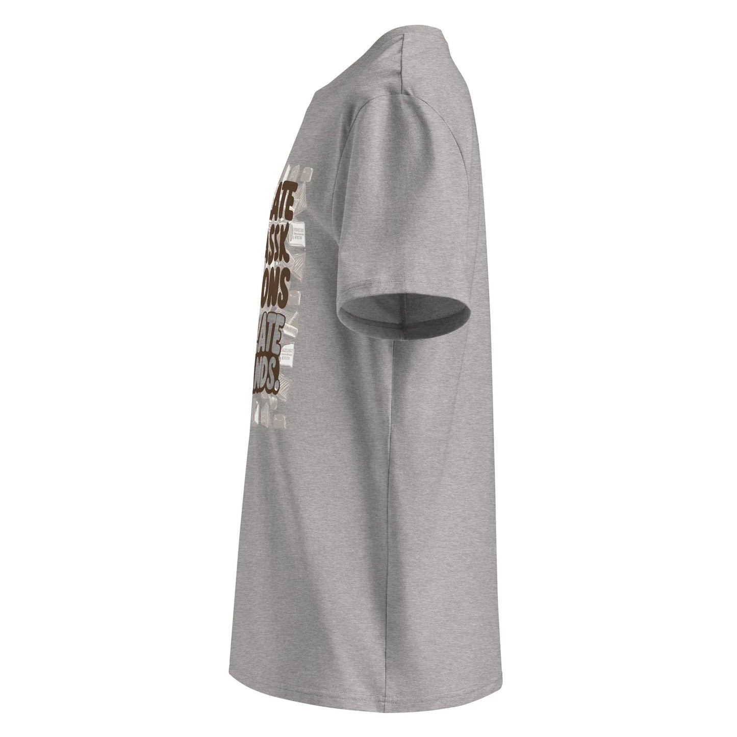 Unisex | Chocolate Doesn't Ask Questions Chocolate Understands Organic Cotton T-Shirt - AwRans Clothing