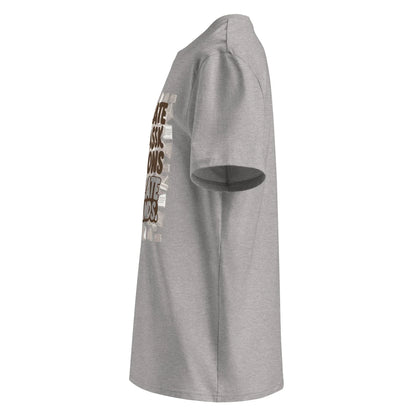 Unisex | Chocolate Doesn't Ask Questions Chocolate Understands Organic Cotton T-Shirt - AwRans Clothing