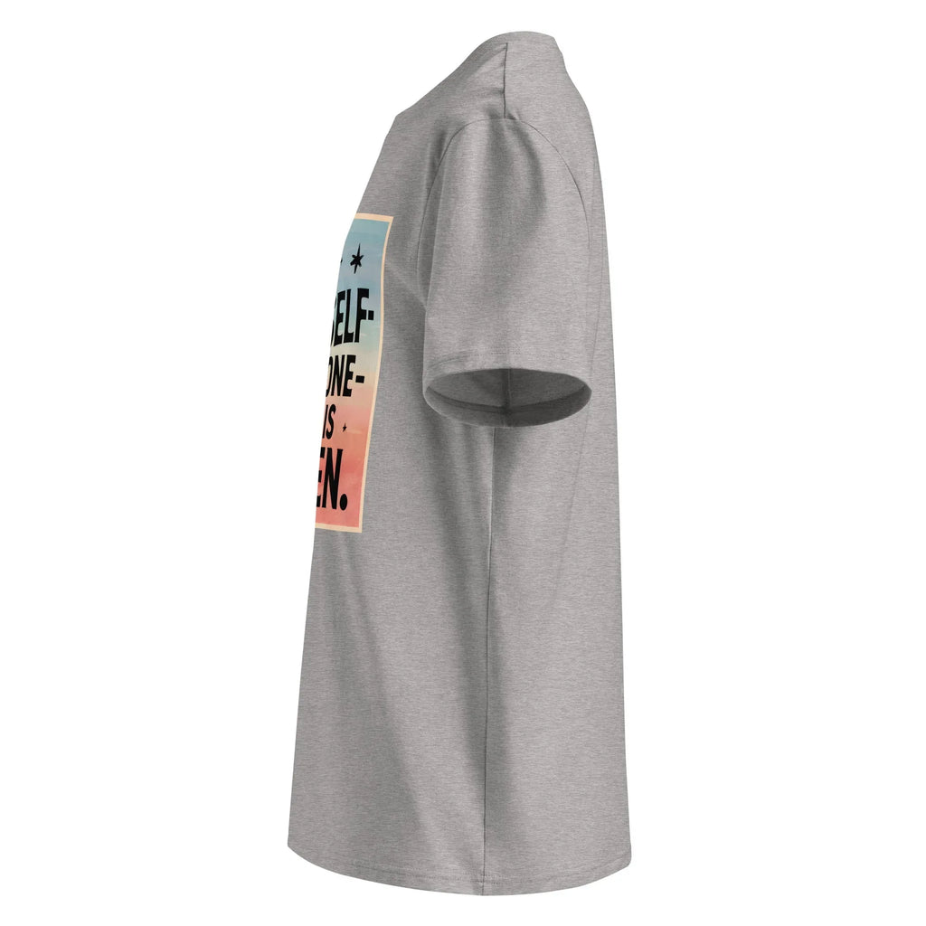 Unisex | Be Yourself Everyone Else Is Taken - Organic Cotton T-Shirt T-Shirt AwRans Clothing unisex-organic-cotton-t-shirt-heather-grey-left-6663edc24ddb7