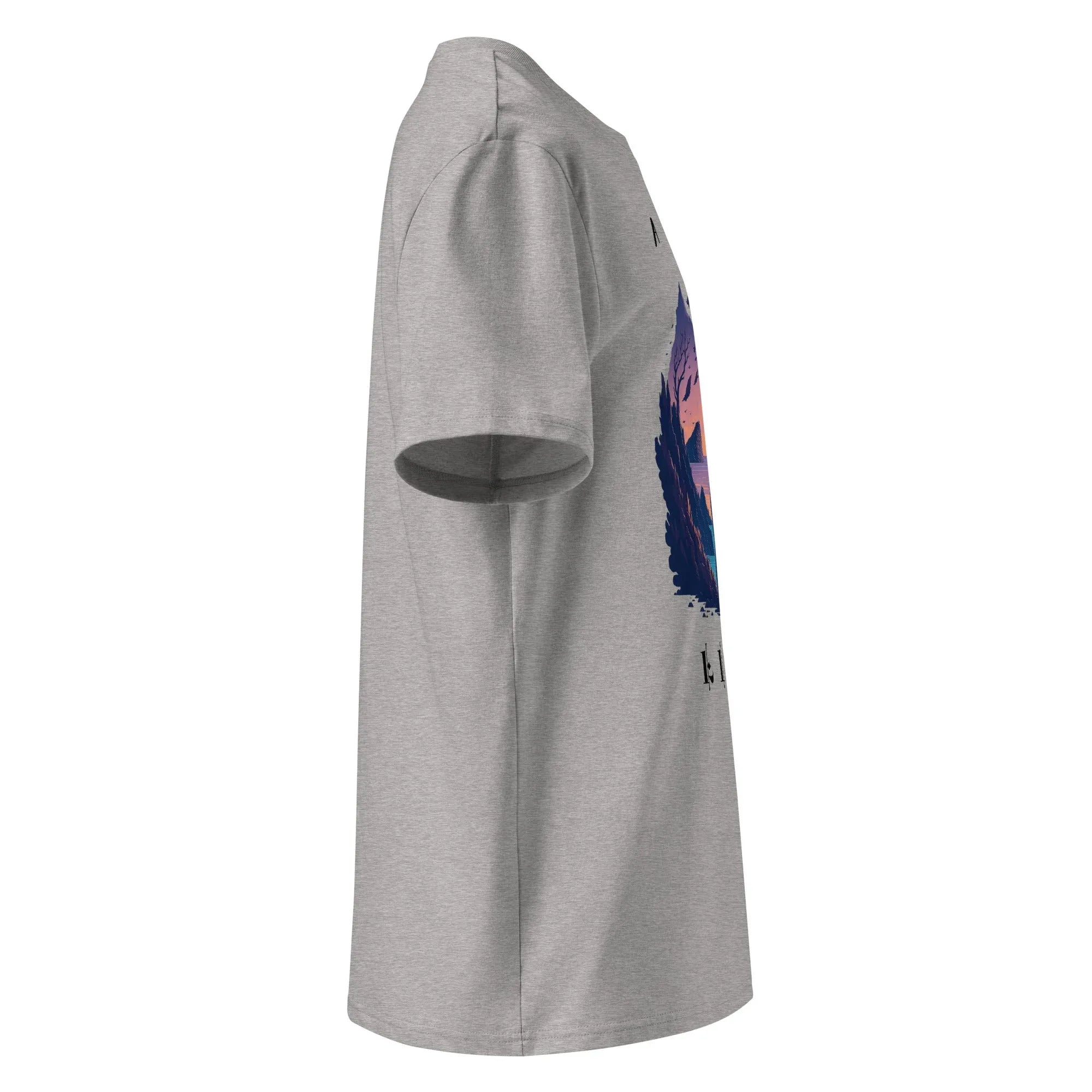 Unisex | A Dreamy Life Organic Cotton T-Shirt T-Shirt AwRans Clothing unisex-organic-cotton-t-shirt-heather-grey-right-66546396e0027