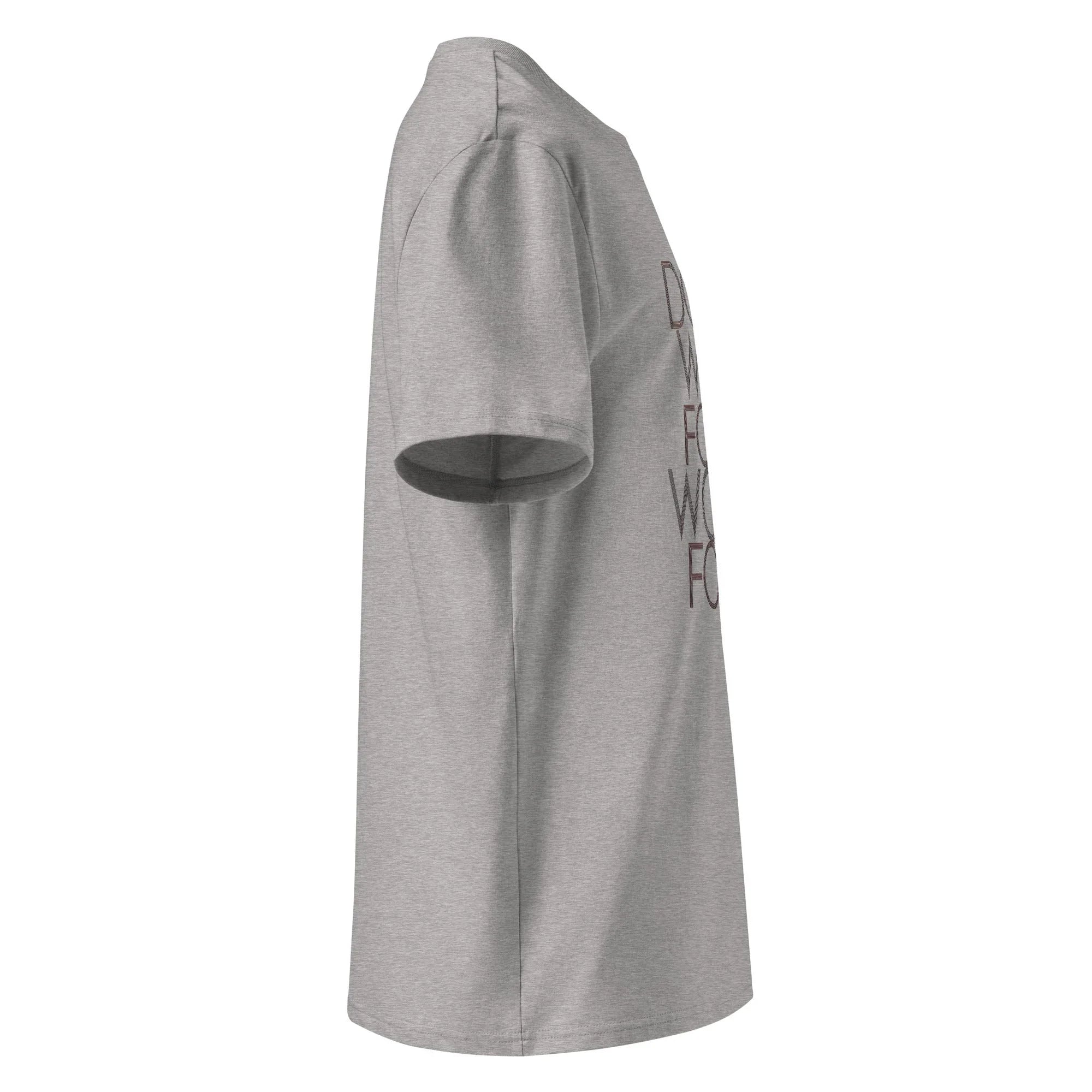 Unisex | DON'T WISH FOR IT - WORK FOR IT Organic Cotton T-Shirt T-Shirt AwRans Clothing unisex-organic-cotton-t-shirt-heather-grey-right-665d0172d974f