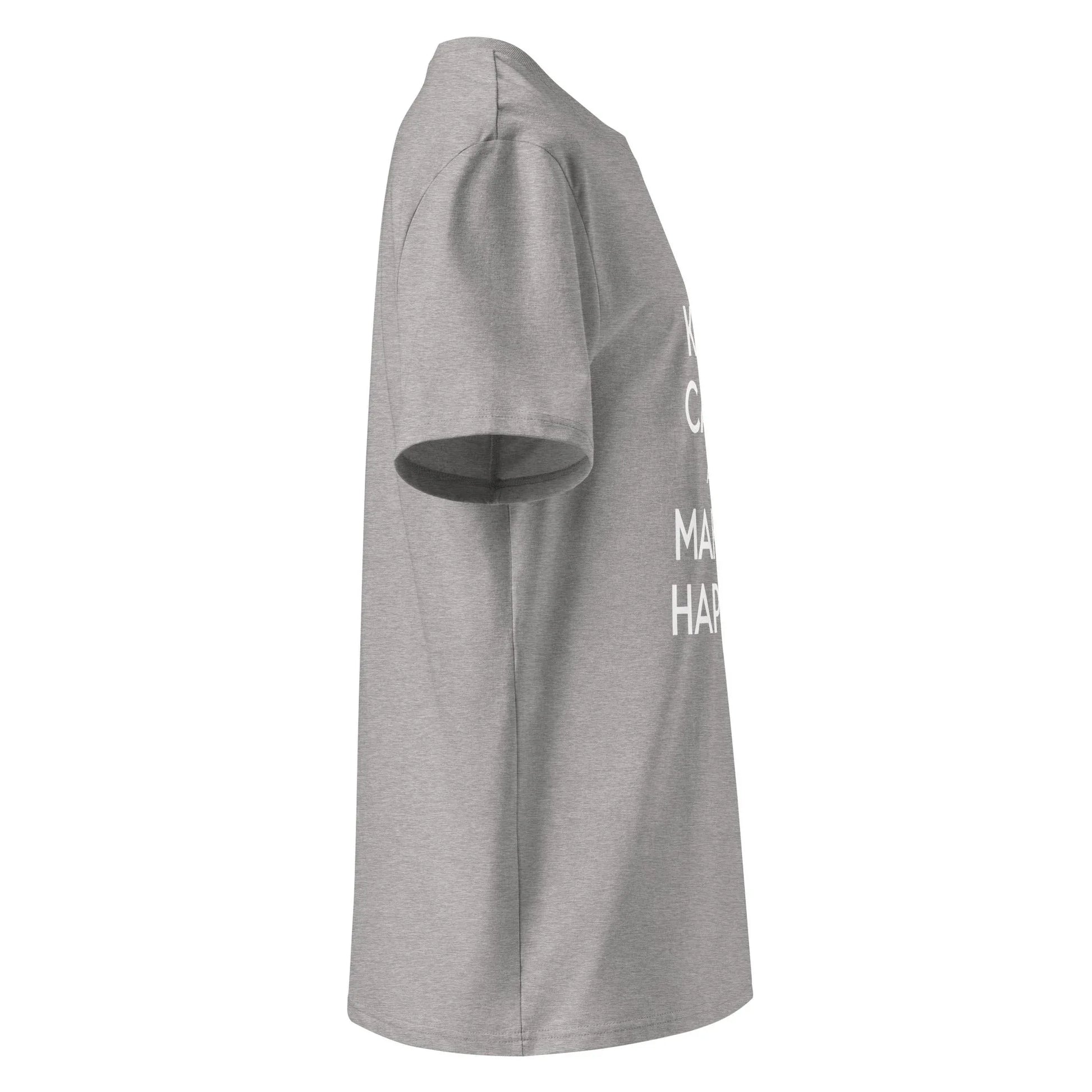 Unisex | Keep Calm And Make It Happen Organic Cotton T-Shirt - AwRans Clothing