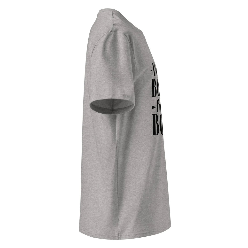 Unisex | I'm Not Bossy, I'm The Boss - Organic Cotton T-Shirt T-Shirt AwRans Clothing unisex-organic-cotton-t-shirt-heather-grey-right-6663ea6ebbd71