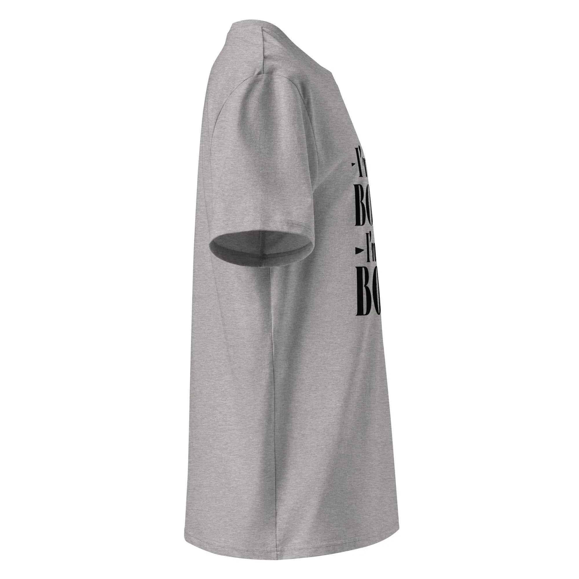 Unisex | I'm Not Bossy, I'm The Boss - Organic Cotton T-Shirt T-Shirt AwRans Clothing unisex-organic-cotton-t-shirt-heather-grey-right-6663ea6ebbd71