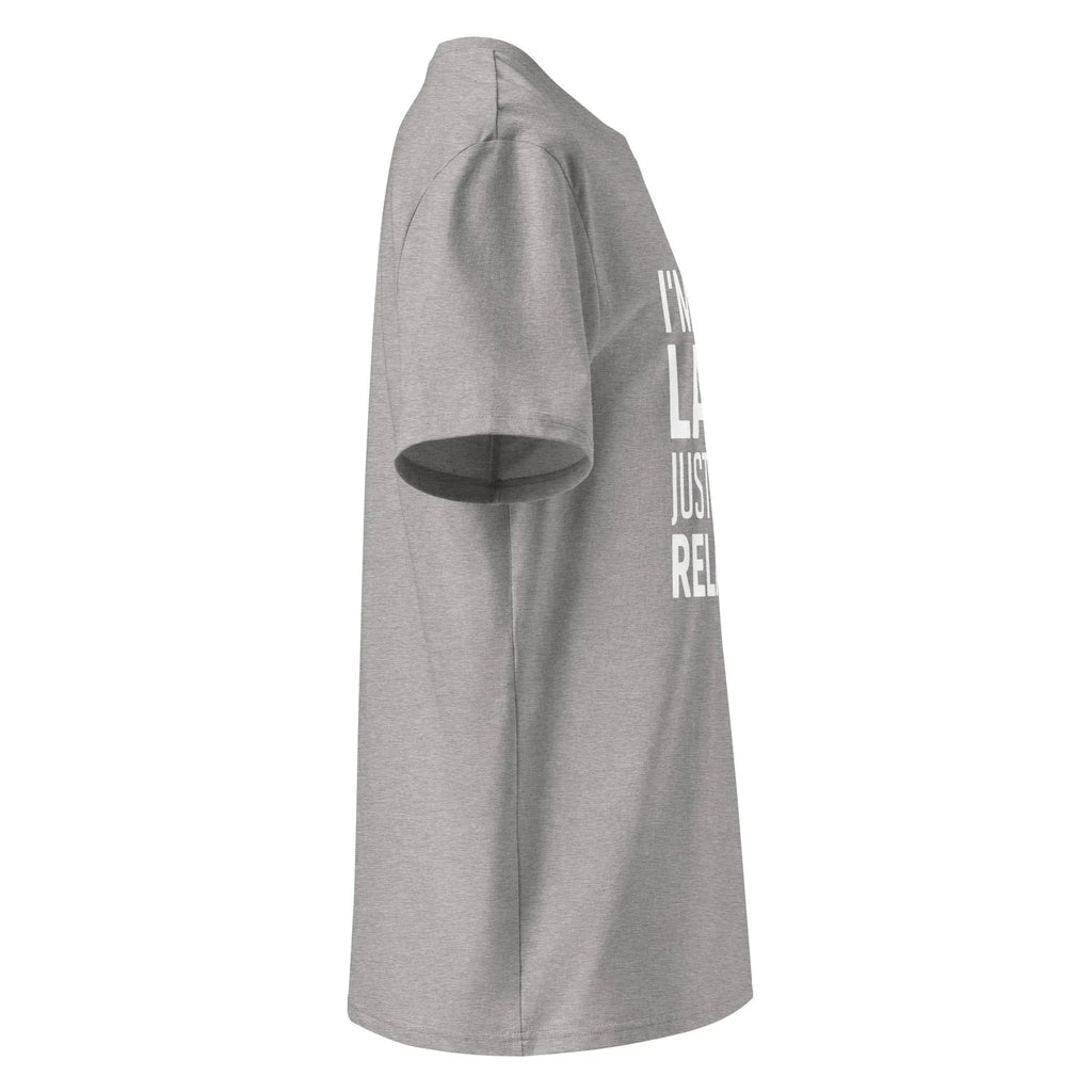 Unisex | I'm Not Lazy I'm Just Very Relaxed - Organic Cotton T-Shirt T-Shirt AwRans Clothing unisex-organic-cotton-t-shirt-heather-grey-right-6663eb045418c