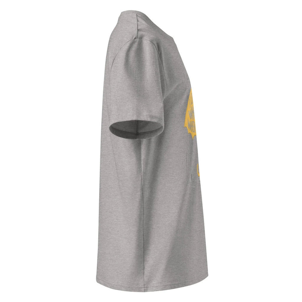Unisex | I Like People Who Smile When It's Raining - Organic Cotton T-Shirt T-Shirt AwRans Clothing unisex-organic-cotton-t-shirt-heather-grey-right-6663f08671c83
