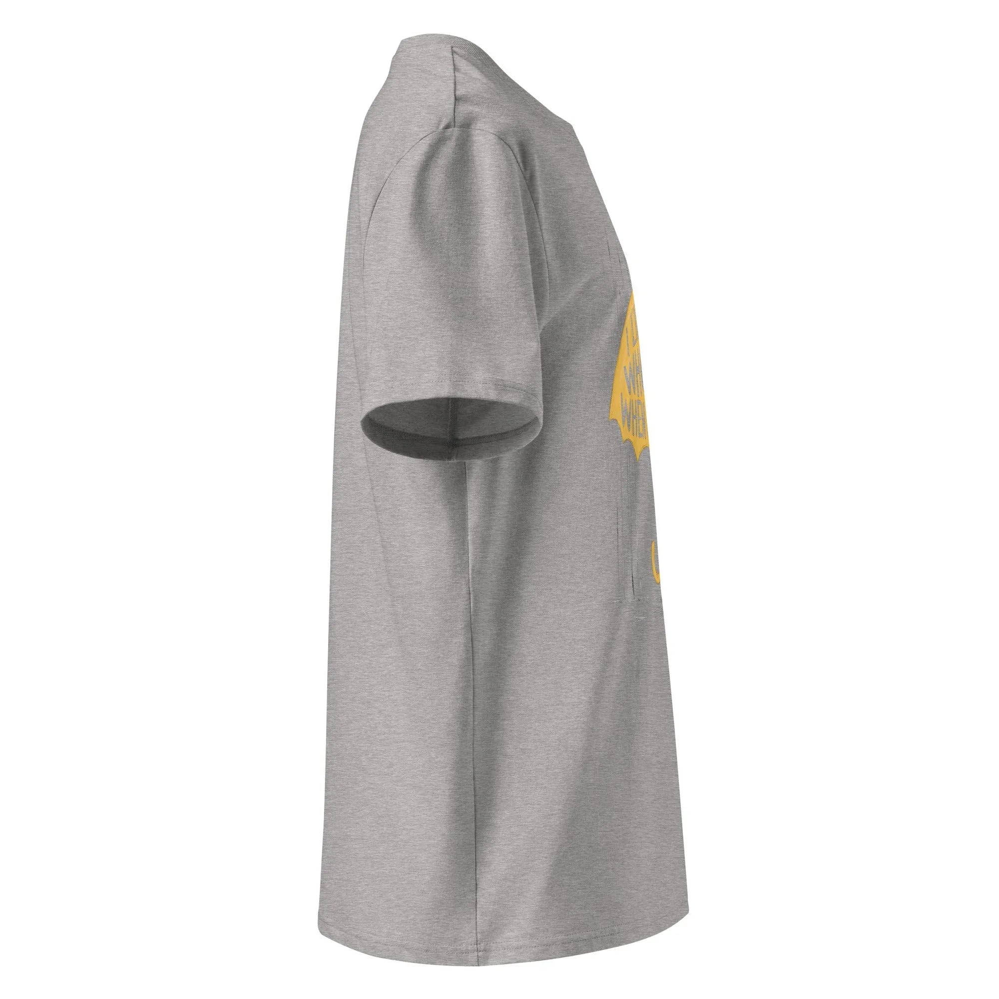 Unisex | I Like People Who Smile When It's Raining - Organic Cotton T-Shirt T-Shirt AwRans Clothing unisex-organic-cotton-t-shirt-heather-grey-right-6663f08671c83