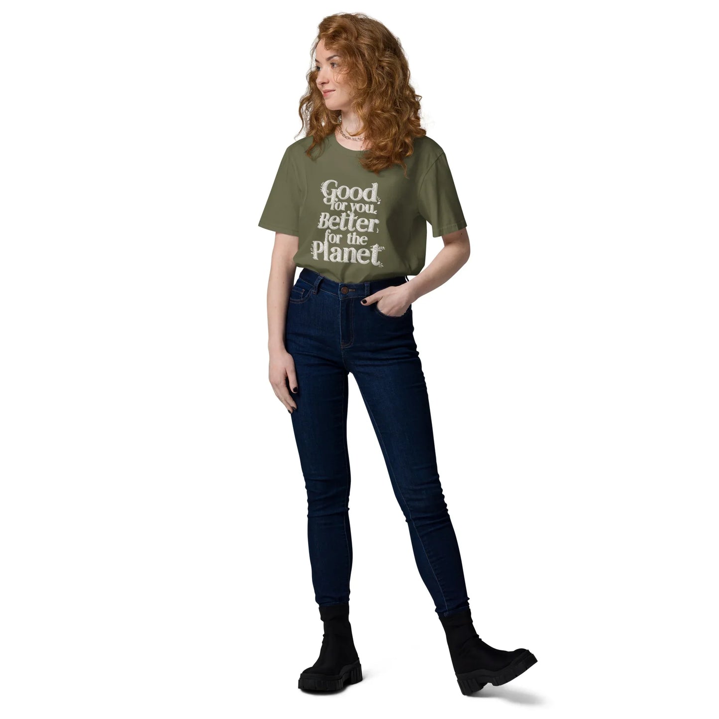 Women's Organic Cotton T-Shirt | Good For You,Better For The Planet - AwRans Clothing