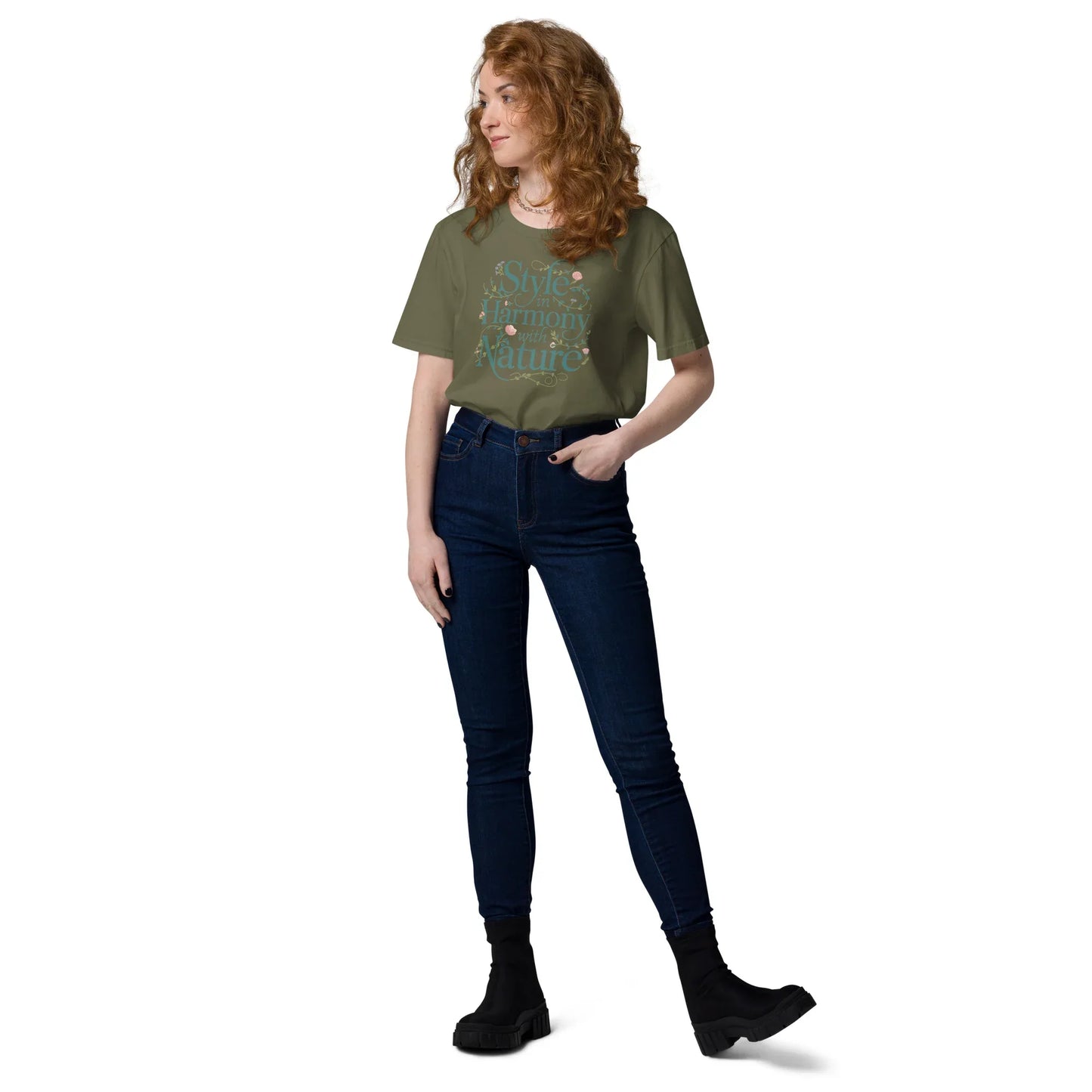 Women's Organic Cotton T-Shirt | Style In Harmony With Nature - AwRans Clothing