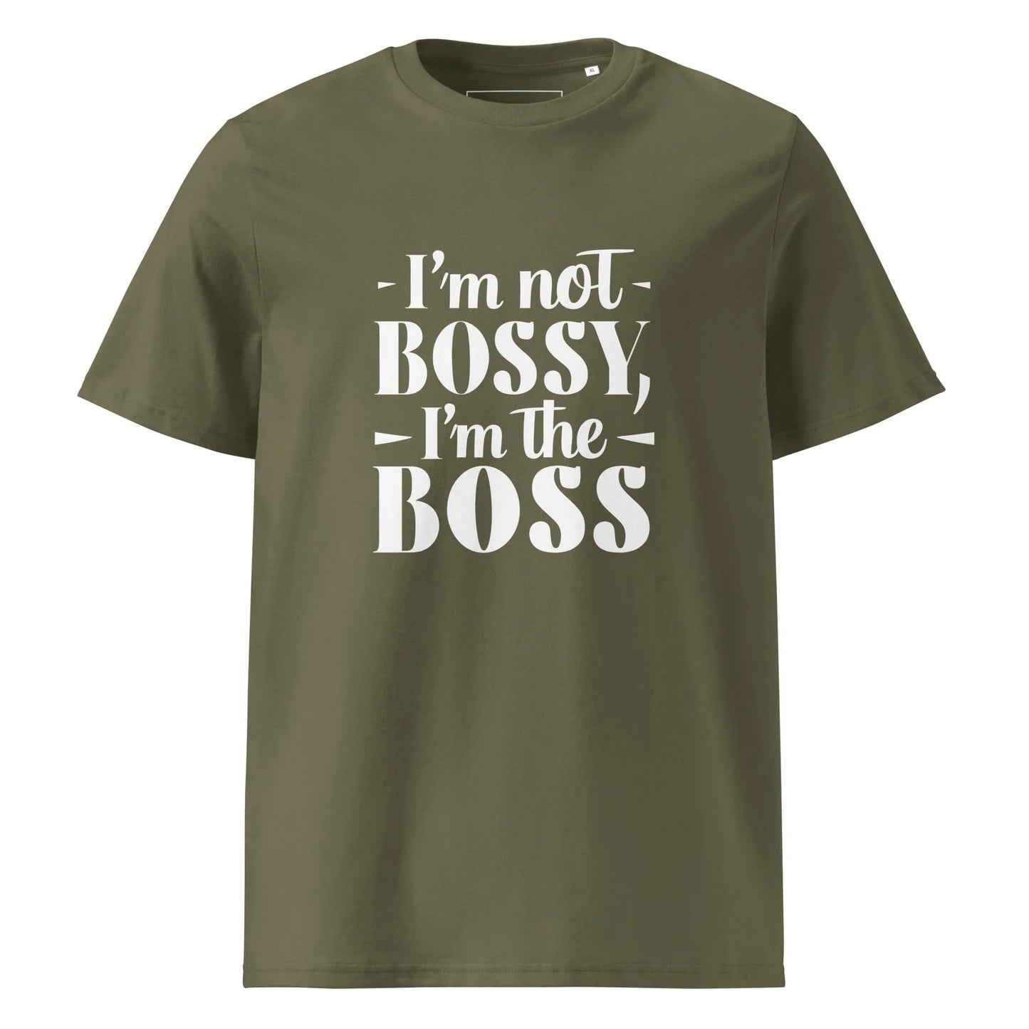Unisex | I'm Not Bossy, I'm The Boss - Organic Cotton T-Shirt - AwRans Clothing