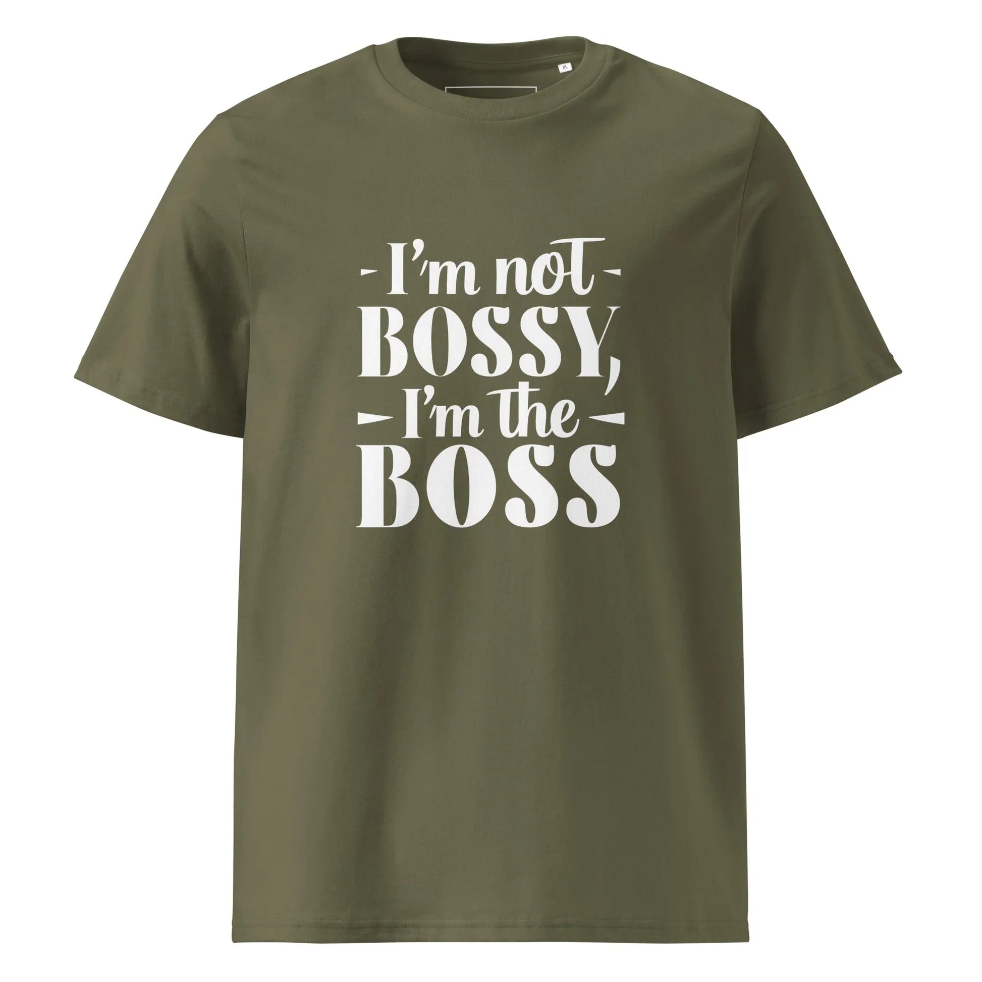Unisex | I'm Not Bossy, I'm The Boss - Organic Cotton T-Shirt - AwRans Clothing