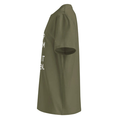 Unisex | Keep Calm And Make It Happen Organic Cotton T-Shirt - AwRans Clothing