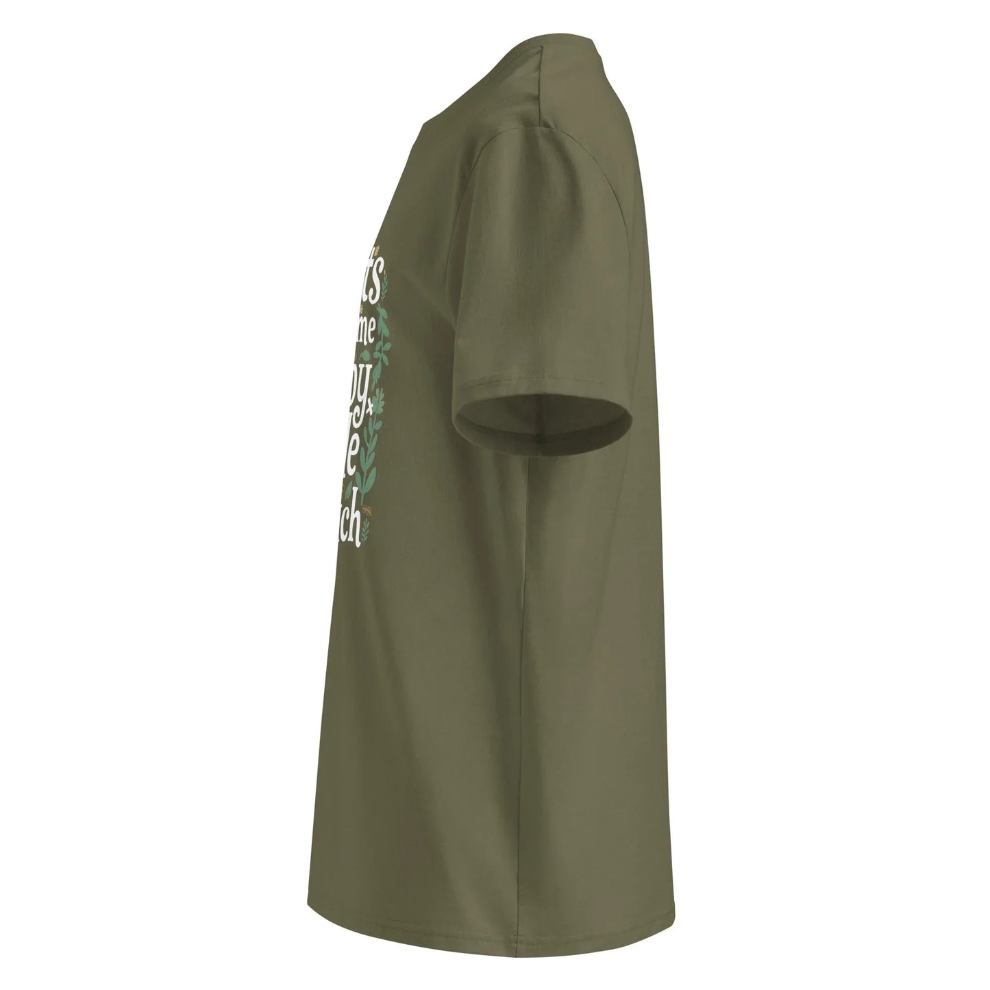 Unisex | Plants Make Me Happy, People Not So Much - Organic Cotton T-Shirt - AwRans Clothing