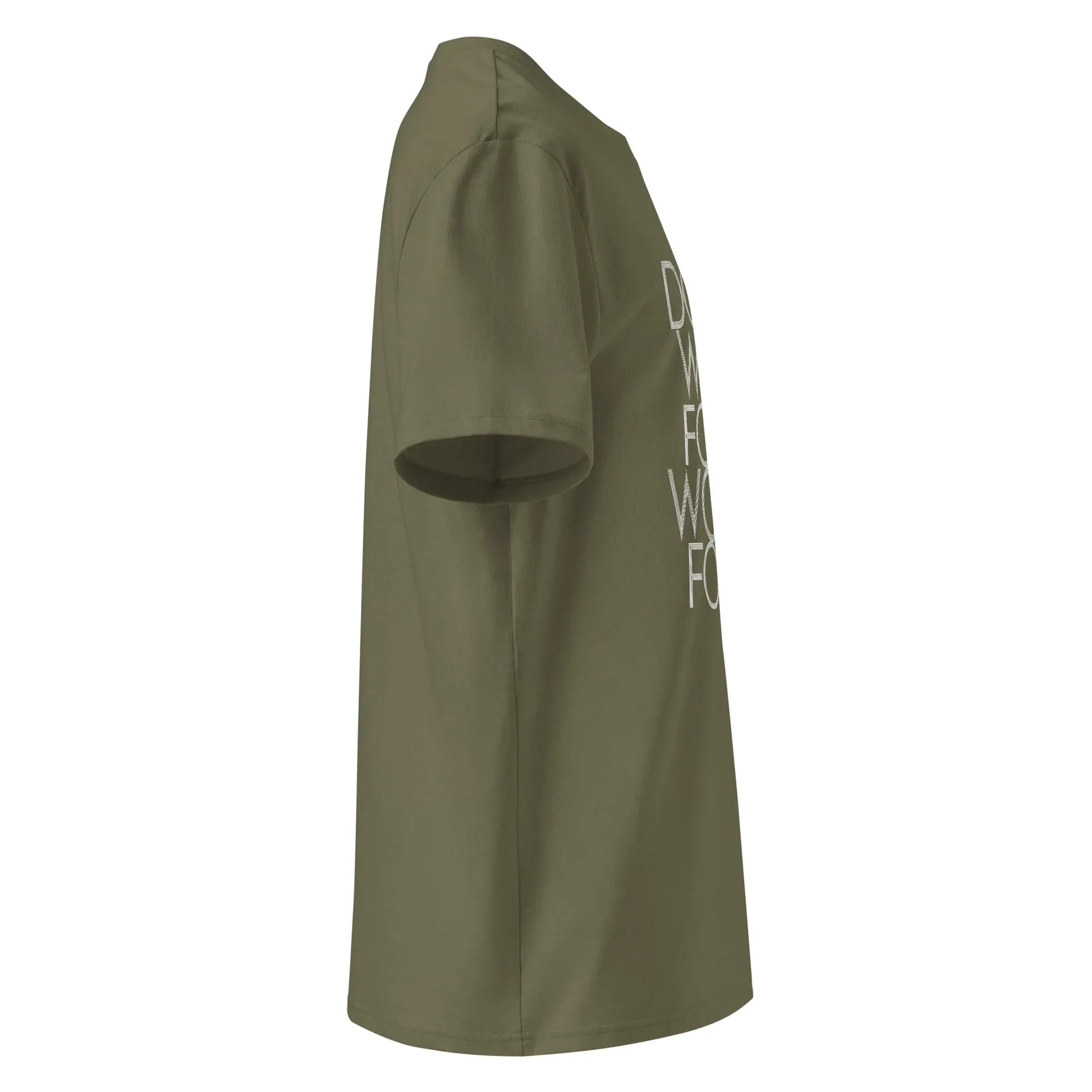 Unisex | DON'T WISH FOR IT - WORK FOR IT Organic Cotton T-Shirt - AwRans Clothing