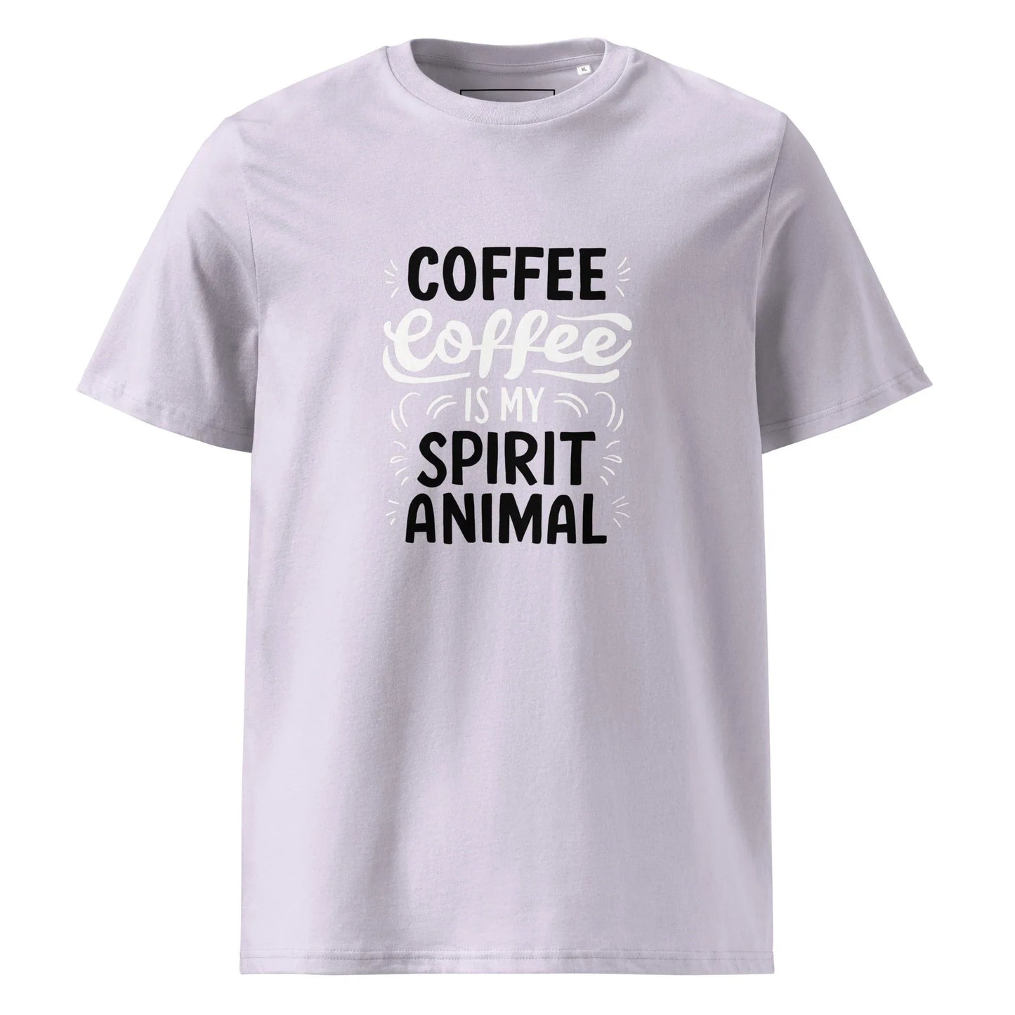 Unisex | Coffee Is My Spirit Animal Organic Cotton T-Shirt - AwRans Clothing