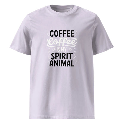Unisex | Coffee Is My Spirit Animal Organic Cotton T-Shirt - AwRans Clothing
