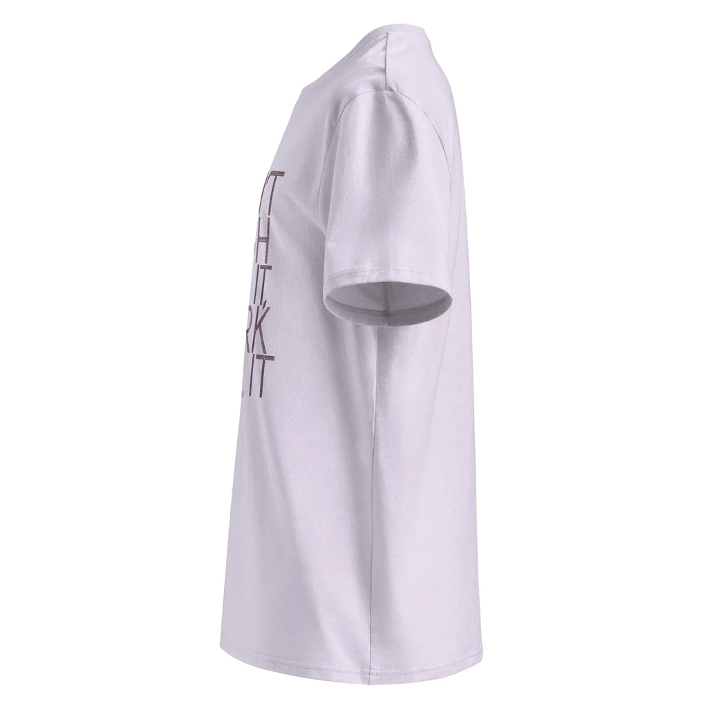 Unisex | DON'T WISH FOR IT - WORK FOR IT Organic Cotton T-Shirt T-Shirt AwRans Clothing unisex-organic-cotton-t-shirt-lavender-left-665d017363e4e