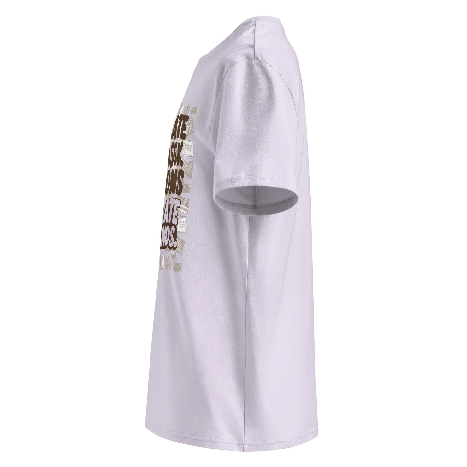 Unisex | Chocolate Doesn't Ask Questions Chocolate Understands Organic Cotton T-Shirt - AwRans Clothing