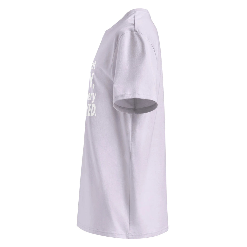 Unisex | I'm Not Lazy I'm Just Very Relaxed - Organic Cotton T-Shirt T-Shirt AwRans Clothing unisex-organic-cotton-t-shirt-lavender-left-6663e7e3eeb8e