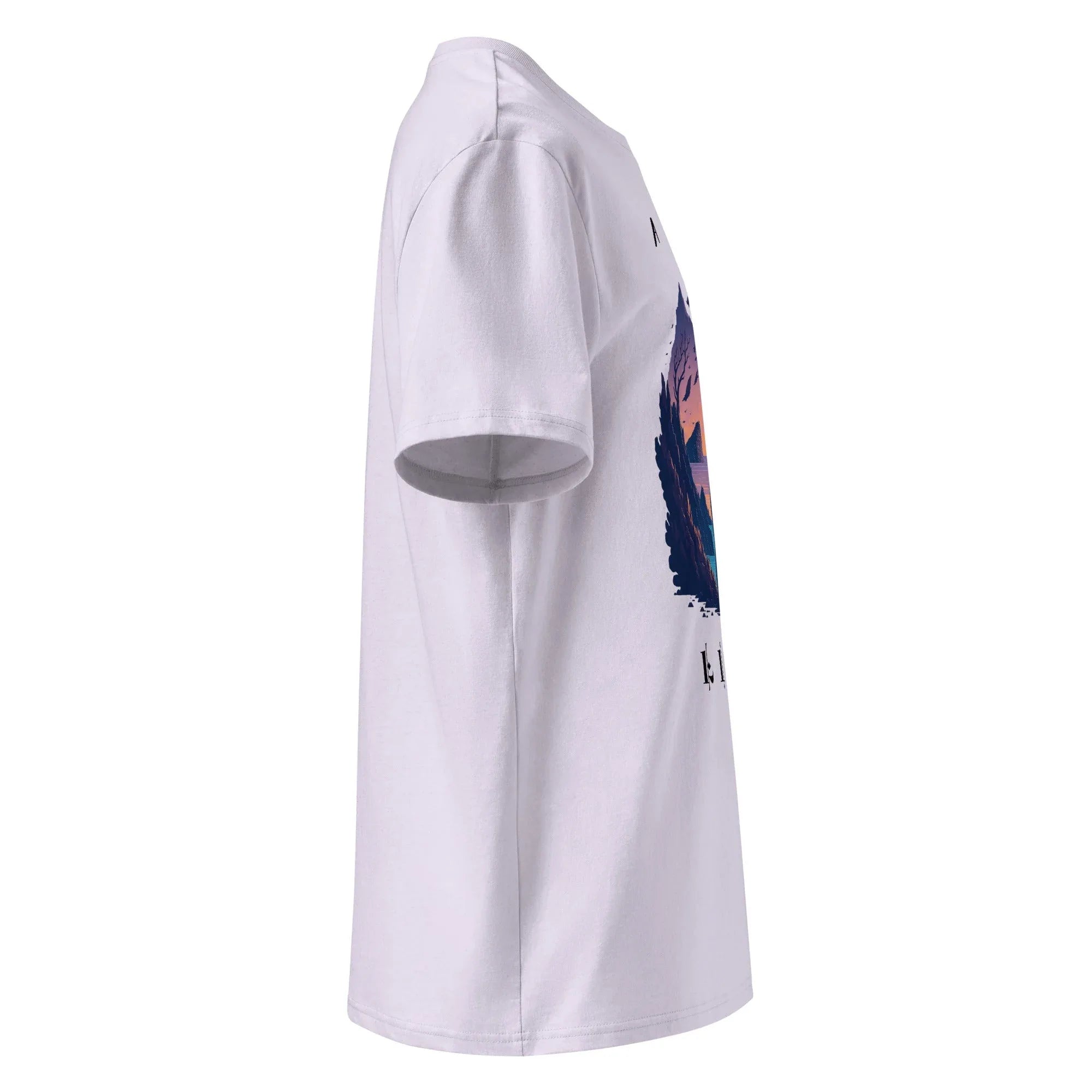 Unisex | A Dreamy Life Organic Cotton T-Shirt T-Shirt AwRans Clothing unisex-organic-cotton-t-shirt-lavender-right-6654639710954