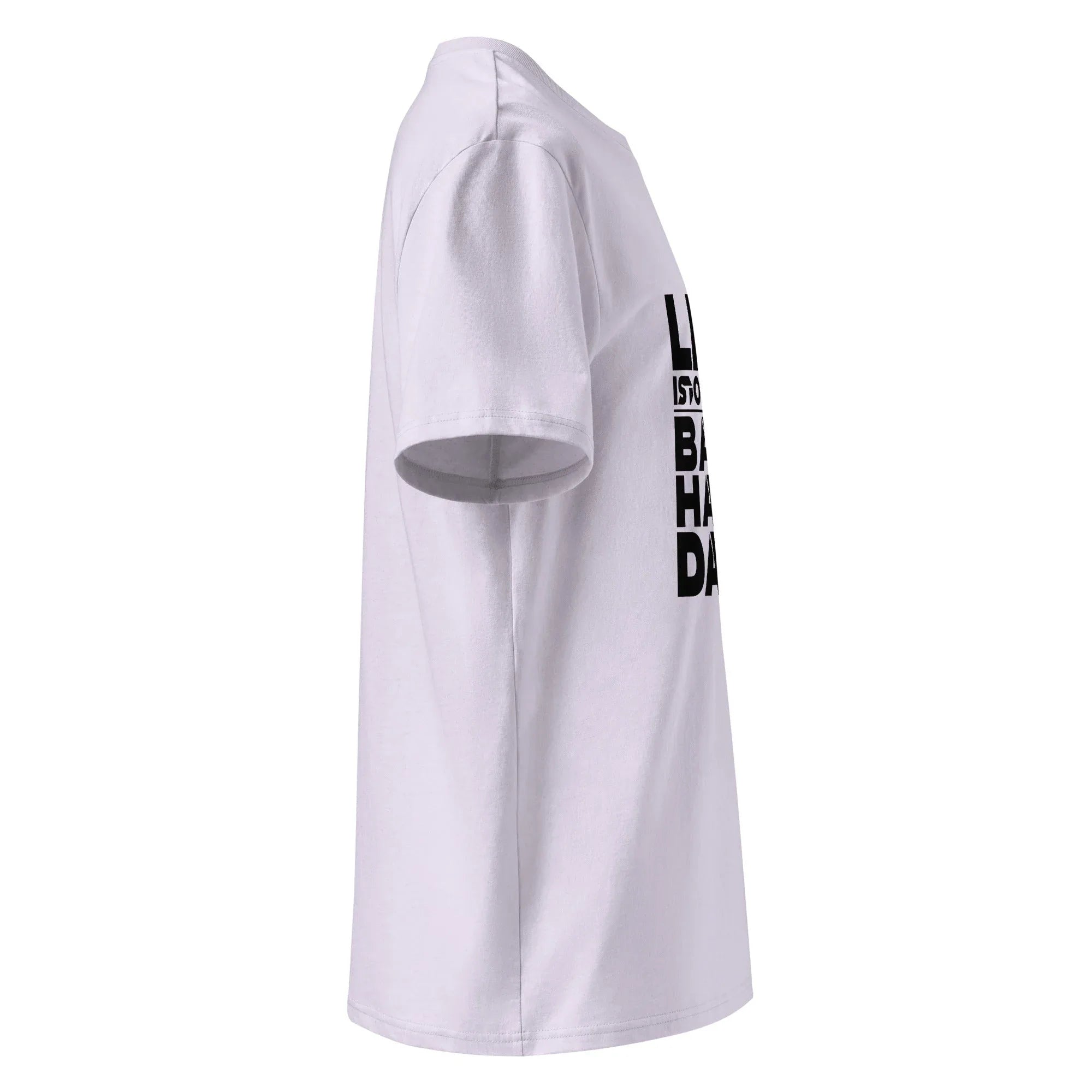Unisex | Life Is Too Short For For Bad Hair Days! Organic Cotton T-Shirt T-Shirt AwRans Clothing unisex-organic-cotton-t-shirt-lavender-right-665d390eadabf