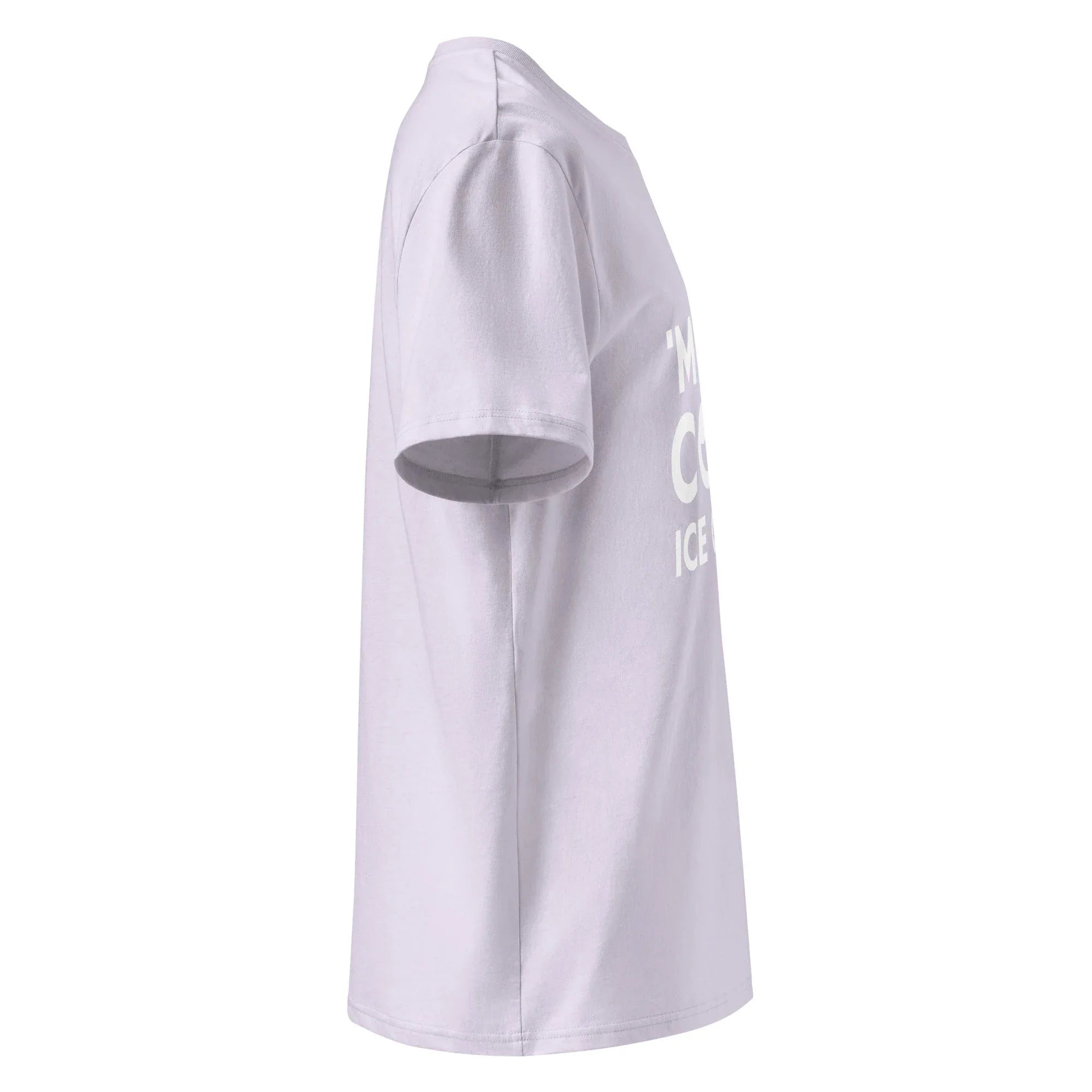 Unisex | 'M SO COOL ICE CUBES - Organic Cotton T-Shirt T-Shirt AwRans Clothing unisex-organic-cotton-t-shirt-lavender-right-665e73023b096