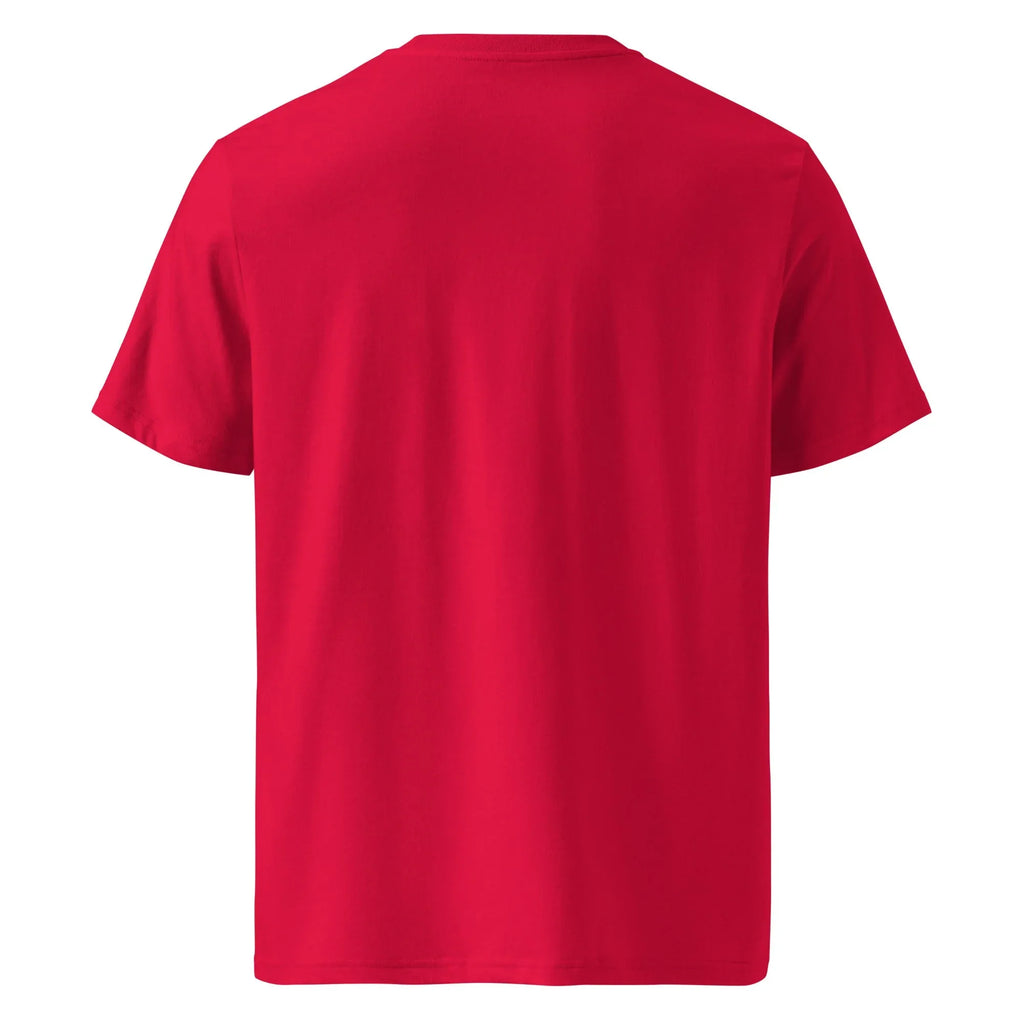 Unisex | Coffee Is My Spirit Animal Organic Cotton T-Shirt T-Shirt AwRans Clothing unisex-organic-cotton-t-shirt-red-back-665d02edd3493
