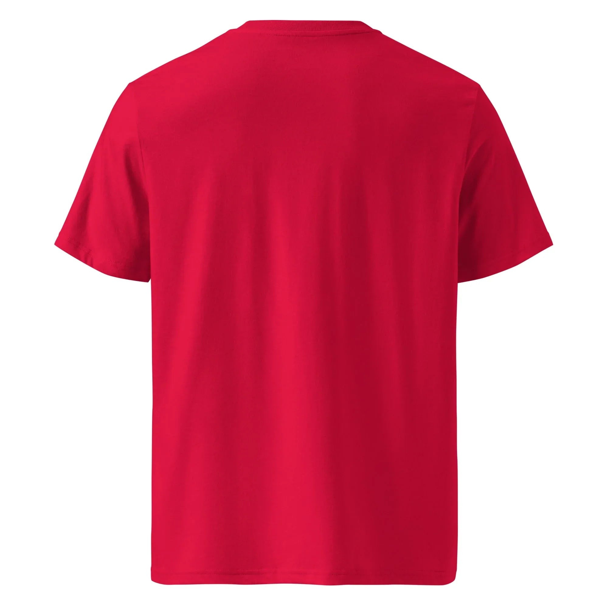 Unisex | I'm Not Lazy I'm Just Relaxed Organic Cotton T-Shirt T-Shirt AwRans Clothing unisex-organic-cotton-t-shirt-red-back-665d2fc49e1cc