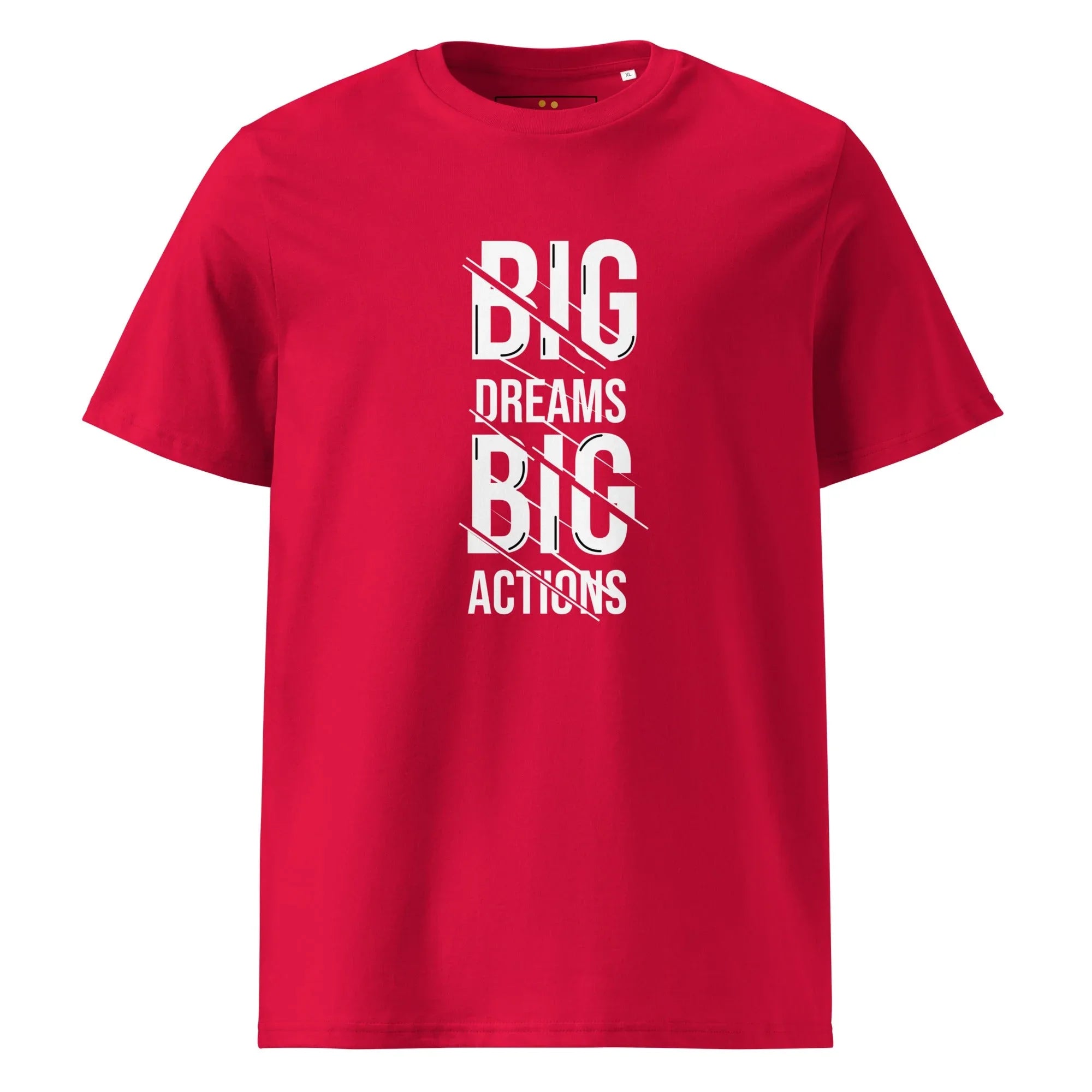 Unisex | Big Dreams Big Actions Organic Cotton T-Shirt - AwRans Clothing