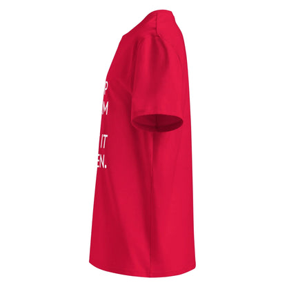 Unisex | Keep Calm And Make It Happen Organic Cotton T-Shirt - AwRans Clothing