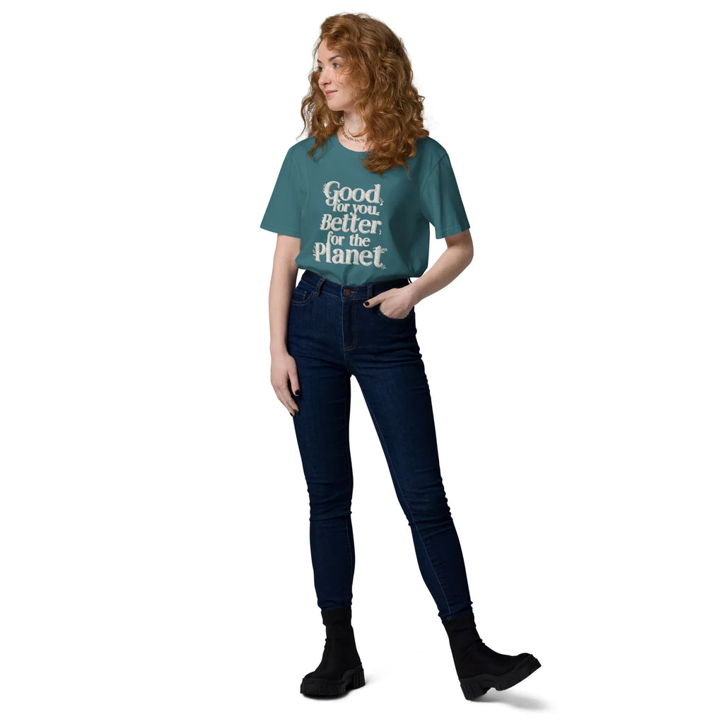 Women's Organic Cotton T-Shirt | Good For You,Better For The Planet T-Shirt AwRans Clothing unisex-organic-cotton-t-shirt-stargazer-front-2-67b19b0c897f5