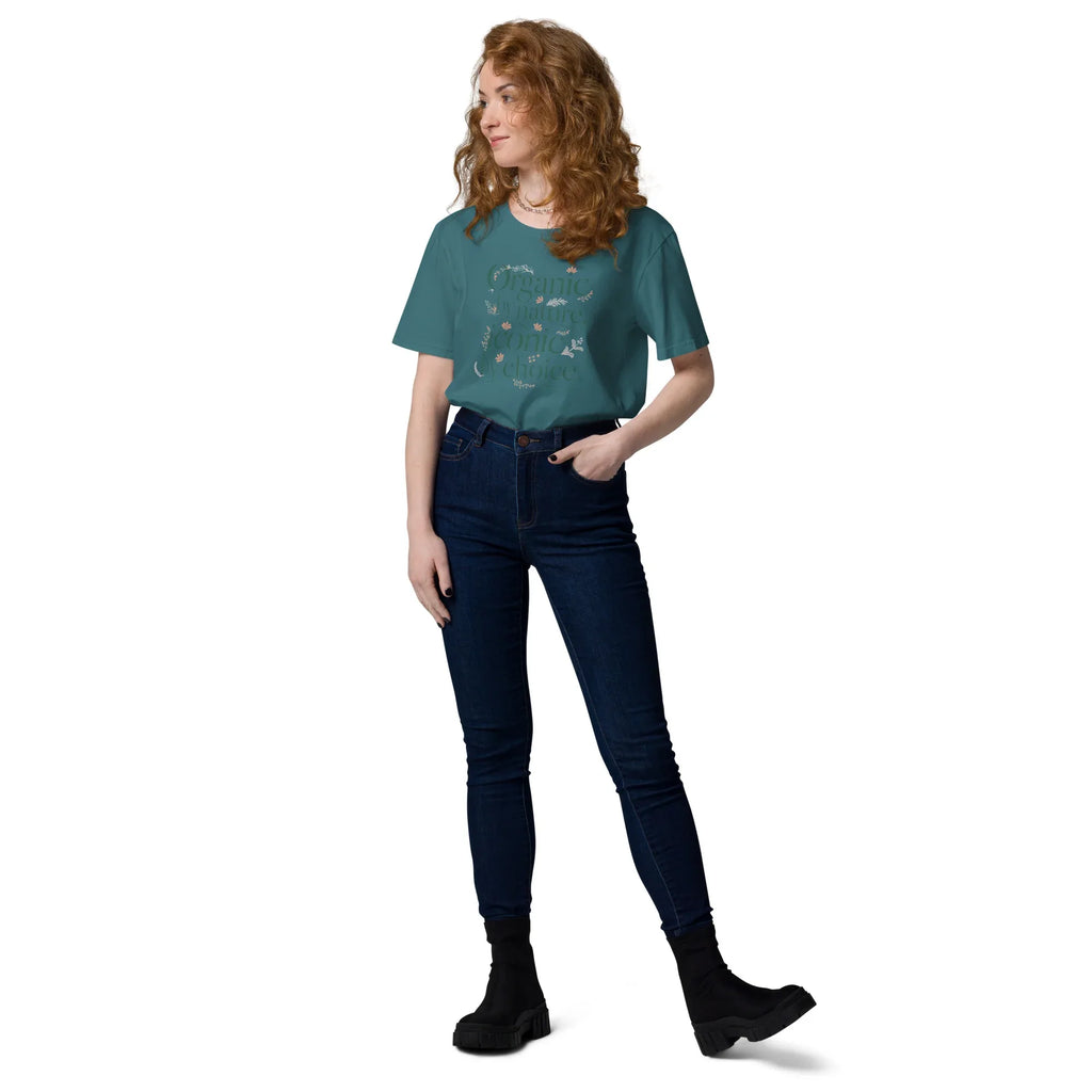 Women's Organic Cotton T-Shirt | Organic By Nature,Iconic By Choice T-Shirt AwRans Clothing unisex-organic-cotton-t-shirt-stargazer-front-2-67b19bb4c0702