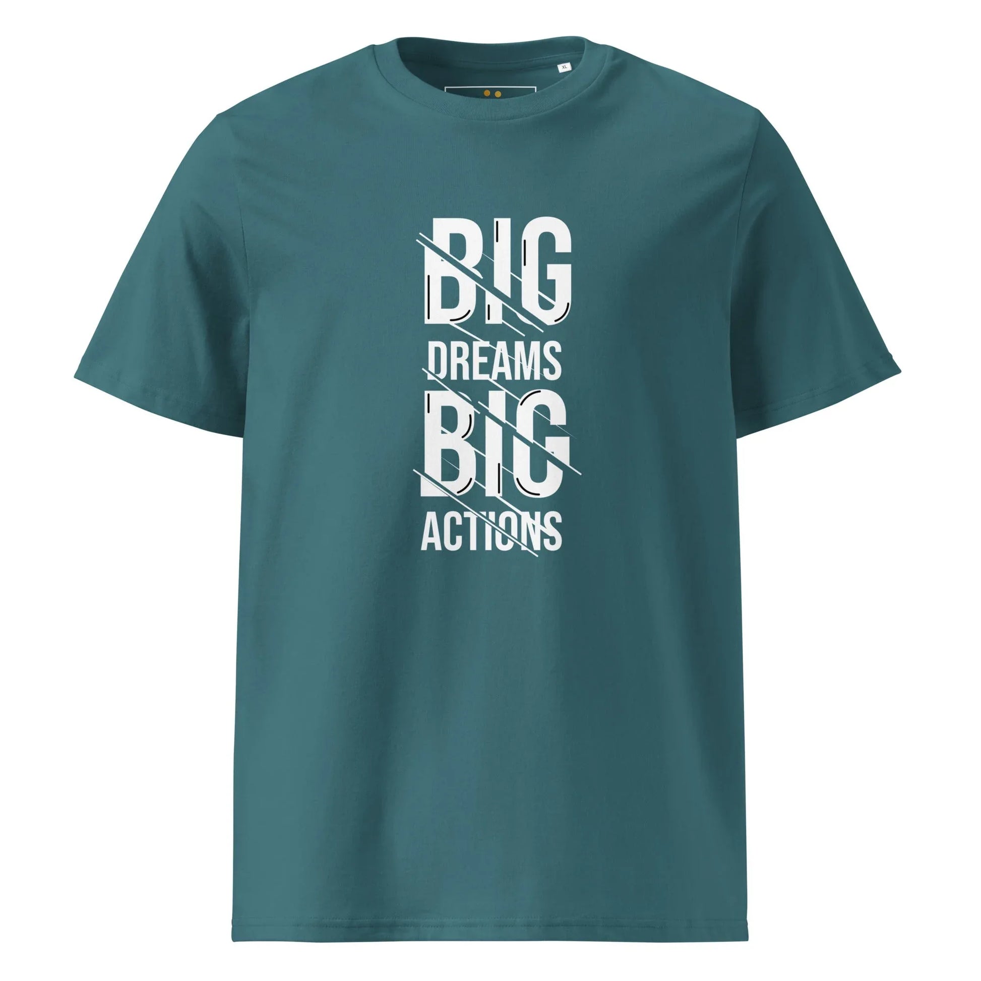 Unisex | Big Dreams Big Actions Organic Cotton T-Shirt - AwRans Clothing