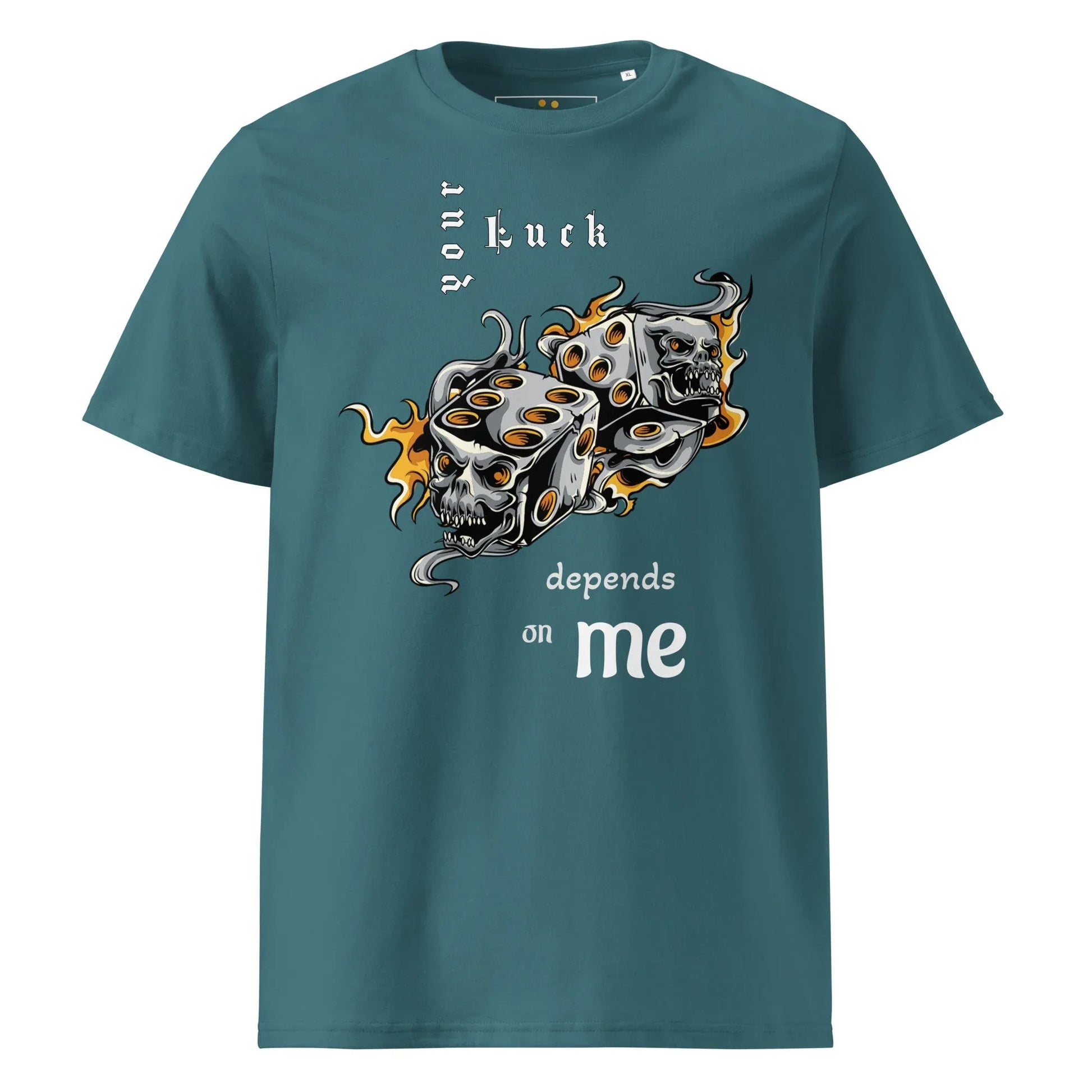 Unisex | Your Luck Depends On Me Organic Cotton T-Shirt - AwRans Clothing