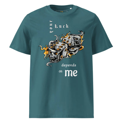Unisex | Your Luck Depends On Me Organic Cotton T-Shirt - AwRans Clothing