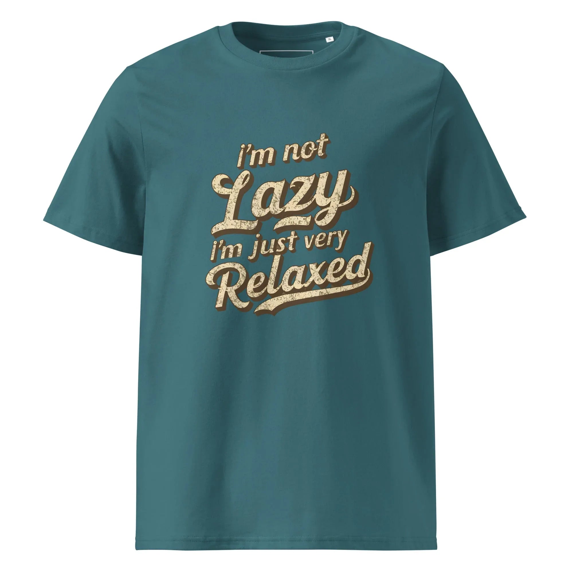 Unisex | I'm Not Lazy I'm Just Relaxed Organic Cotton T-Shirt Stargazer T-Shirt AwRans Clothing unisex-organic-cotton-t-shirt-stargazer-front-665d2fc4a2761