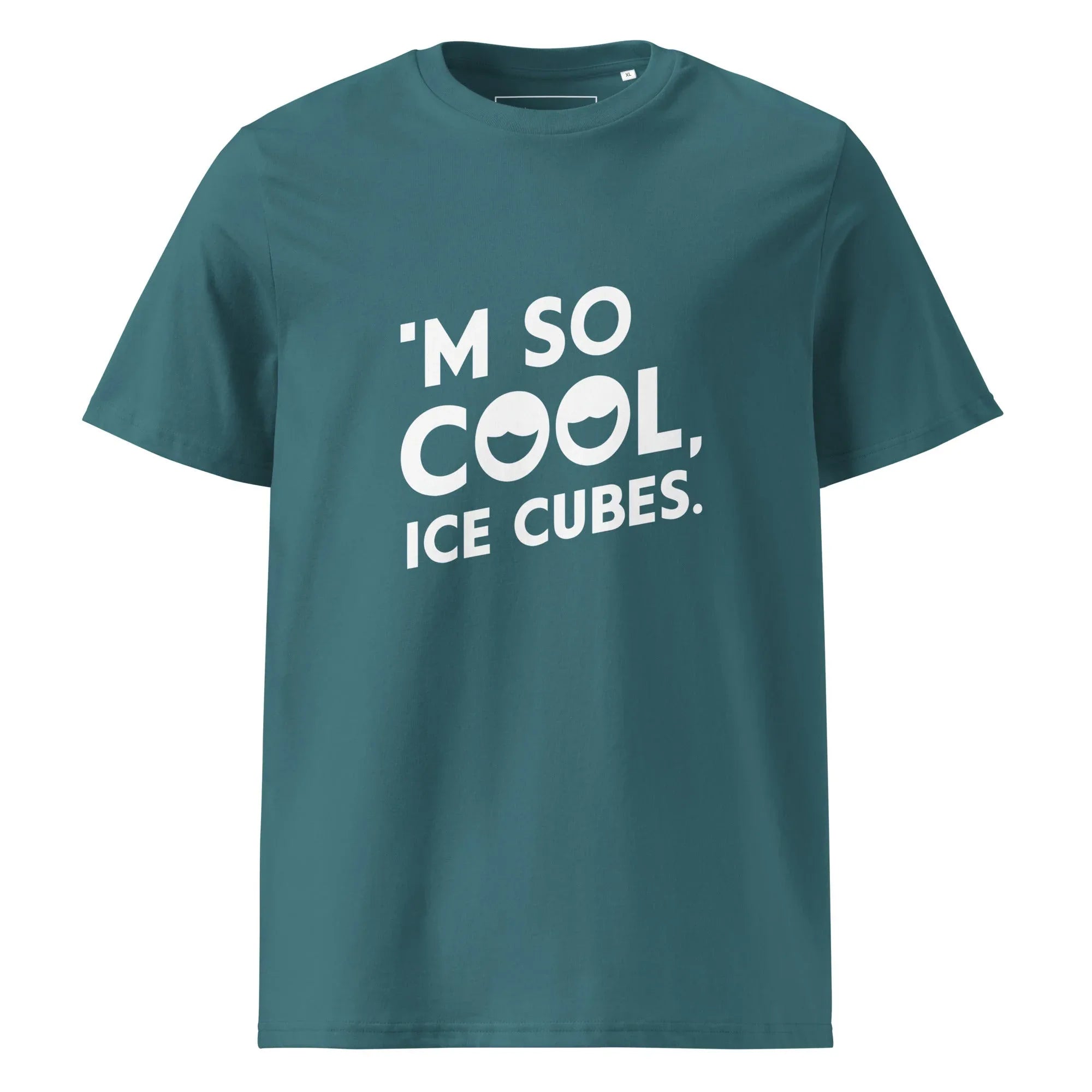 Unisex | 'M SO COOL ICE CUBES - Organic Cotton T-Shirt Stargazer T-Shirt AwRans Clothing unisex-organic-cotton-t-shirt-stargazer-front-665e73012309b