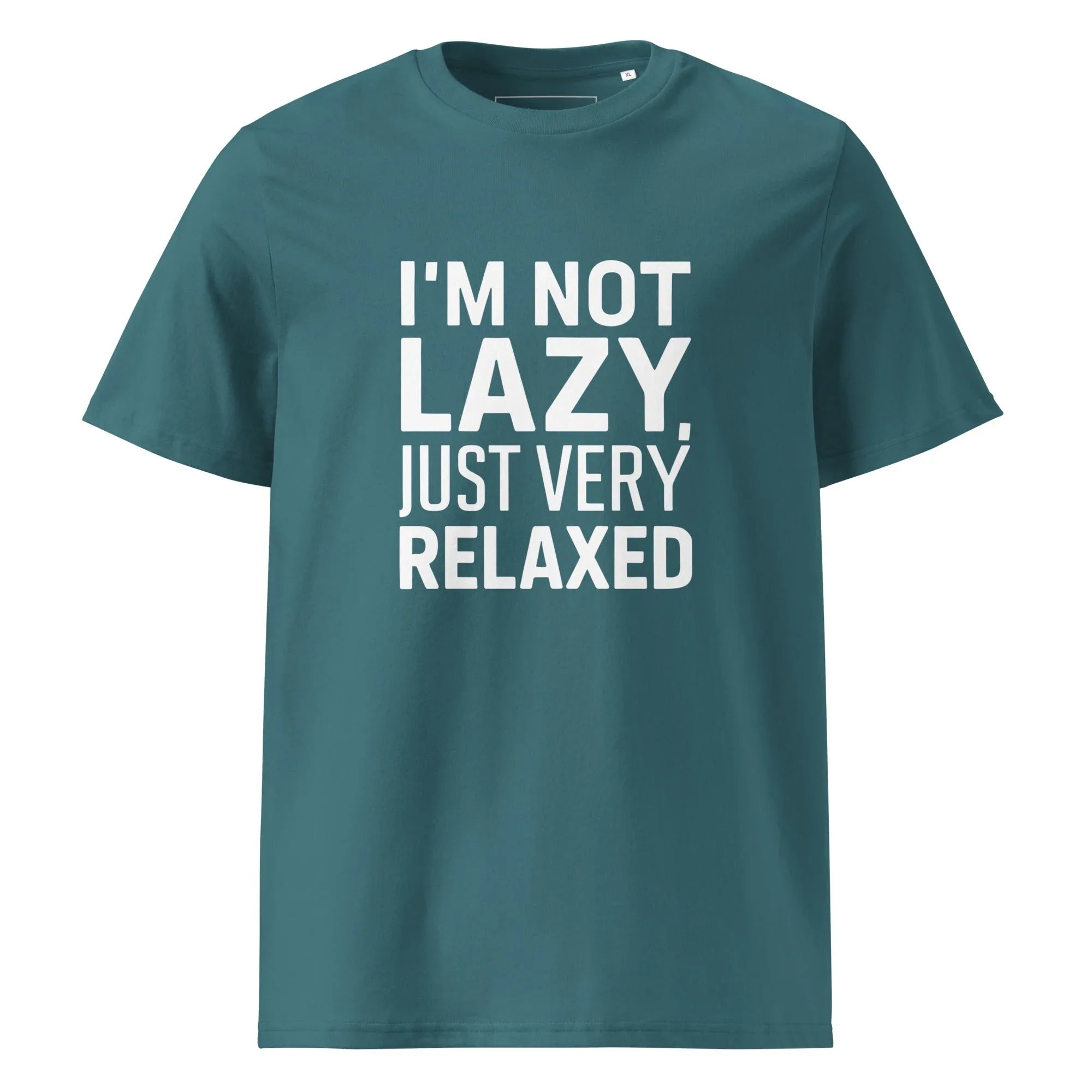 Unisex | I'm Not Lazy I'm Just Very Relaxed - Organic Cotton T-Shirt Stargazer T-Shirt AwRans Clothing unisex-organic-cotton-t-shirt-stargazer-front-6663eb037be1e