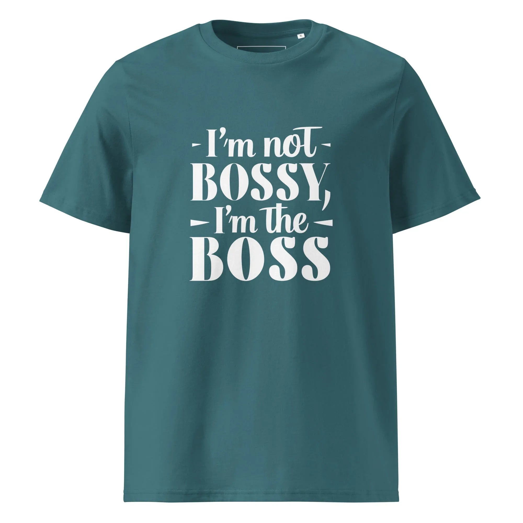 Unisex | I'm Not Bossy, I'm The Boss - Organic Cotton T-Shirt Stargazer T-Shirt AwRans Clothing unisex-organic-cotton-t-shirt-stargazer-front-6665af3b2abb4