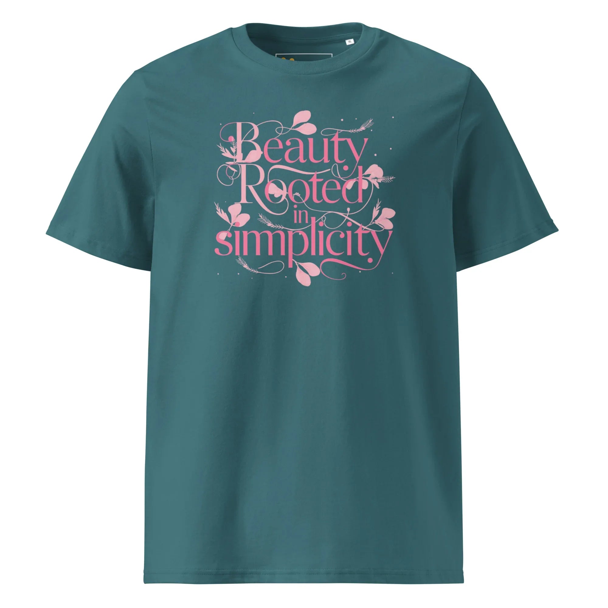 Women's Organic Cotton T-Shirt | Beauty Rooted In Simplicity T-Shirt AwRans Clothing unisex-organic-cotton-t-shirt-stargazer-front-67b1982231750