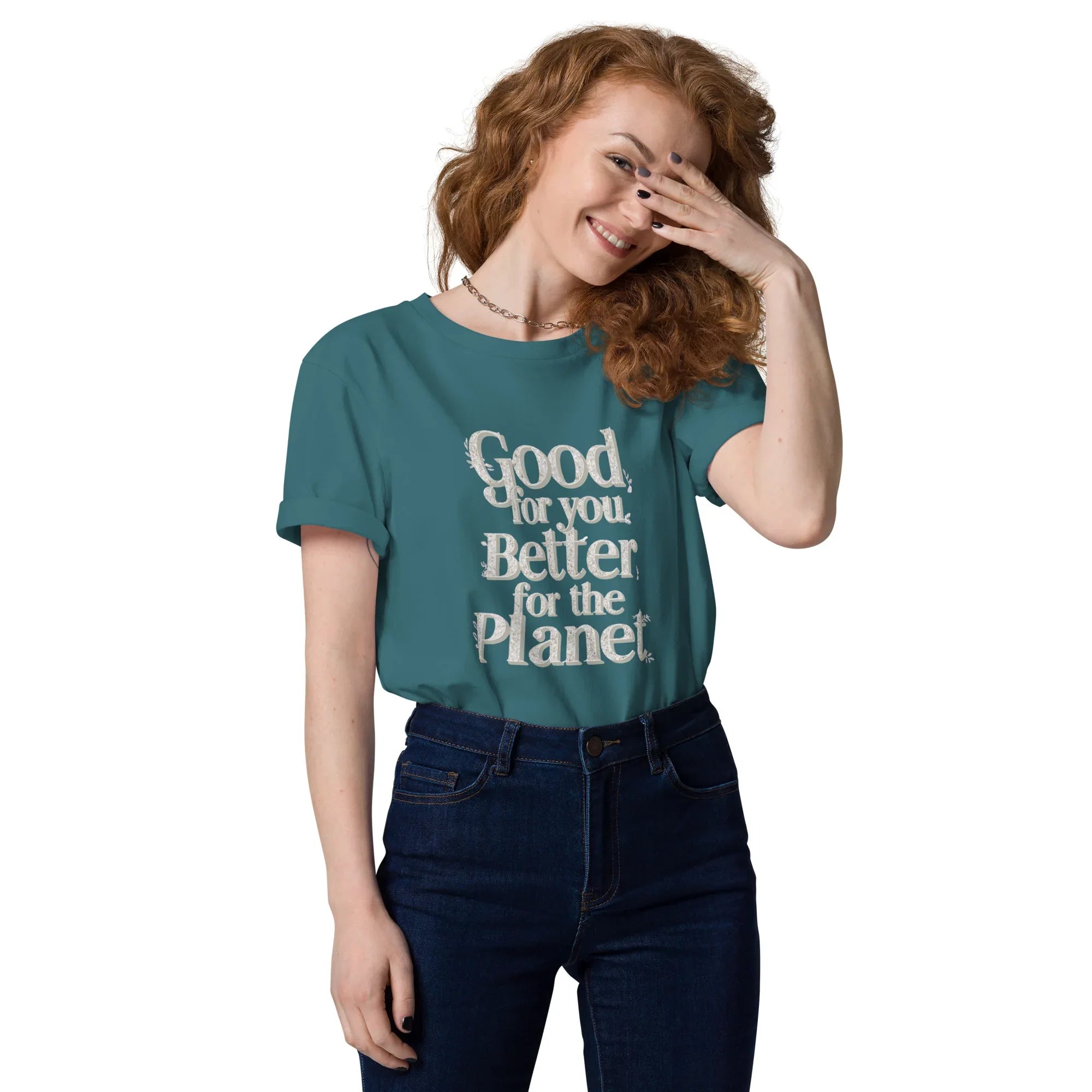 Women's Organic Cotton T-Shirt | Good For You,Better For The Planet Stargazer T-Shirt AwRans Clothing unisex-organic-cotton-t-shirt-stargazer-front-67b19b0c820f6