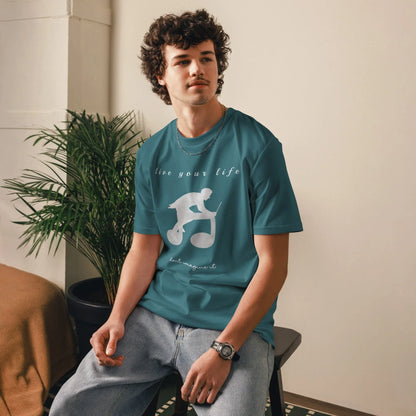 Unisex Organic Cotton T-Shirt | Live Your Life Don’t Imagine It - AwRans Clothing