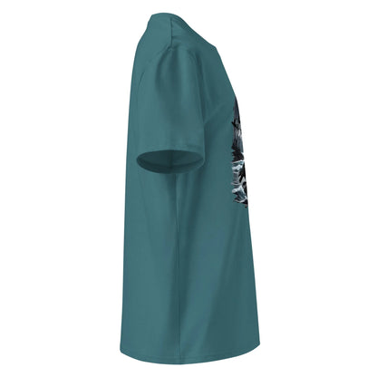 Unisex | Moon, Crow, Beach - Soft Organic Cotton T-Shirt - AwRans Clothing