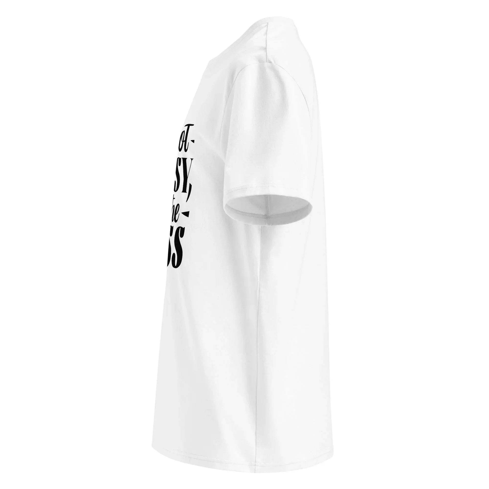 Unisex | I'm Not Bossy, I'm The Boss - Organic Cotton T-Shirt T-Shirt AwRans Clothing unisex-organic-cotton-t-shirt-white-left-6663ea6fb86ea