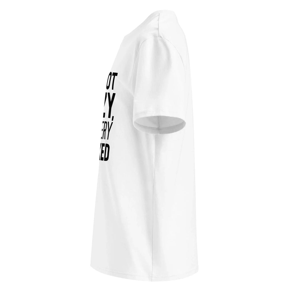 Unisex | I'm Not Lazy I'm Just Very Relaxed - Organic Cotton T-Shirt T-Shirt AwRans Clothing unisex-organic-cotton-t-shirt-white-left-6665afe20097a